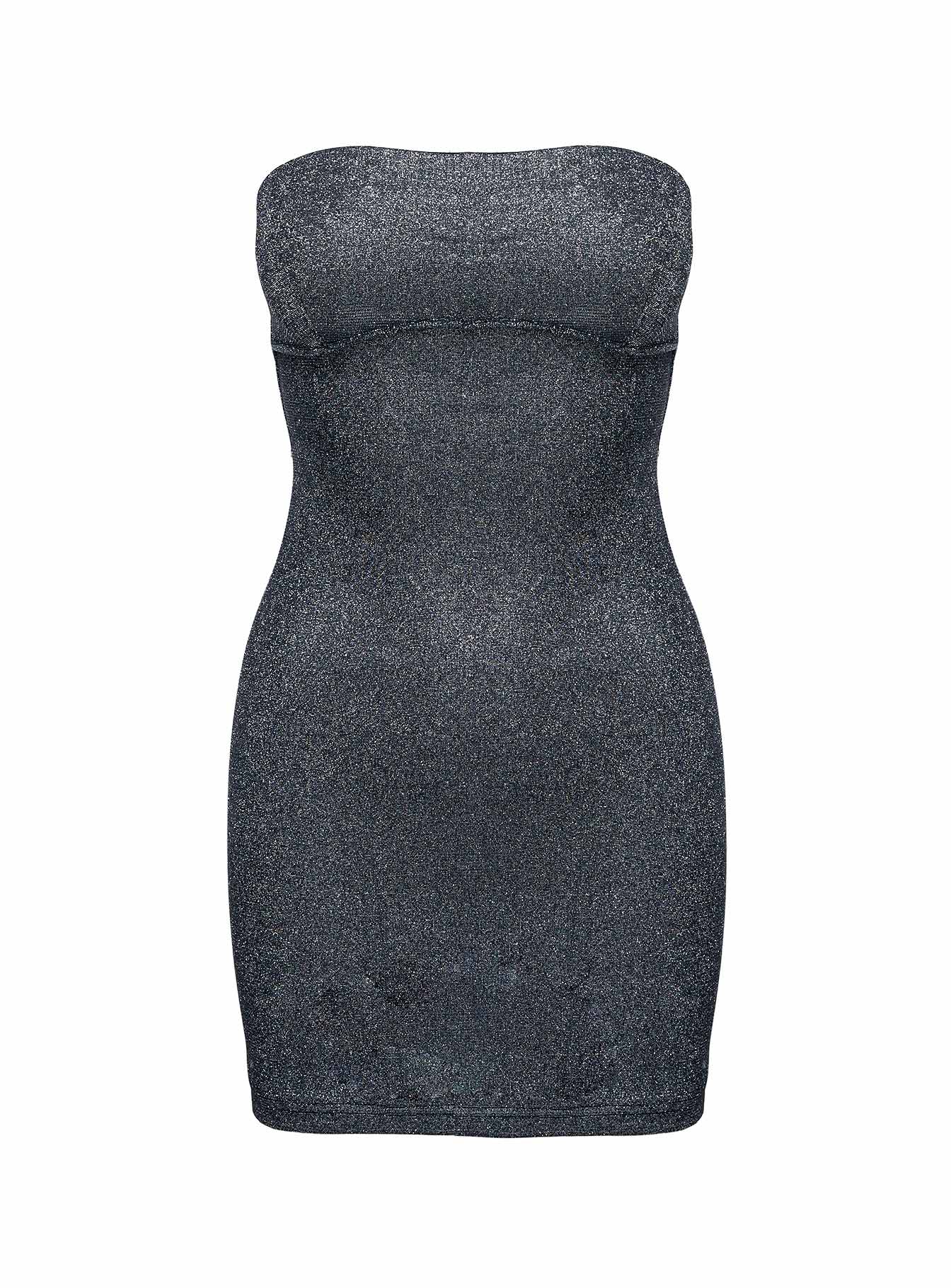 Tresia Strapless Mini Dress Black、mySite、solidvoid