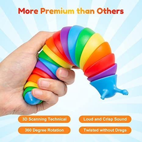 Fidget Slug, Articulated Caterpillar Fidget Toy、mySite、g9winljtr