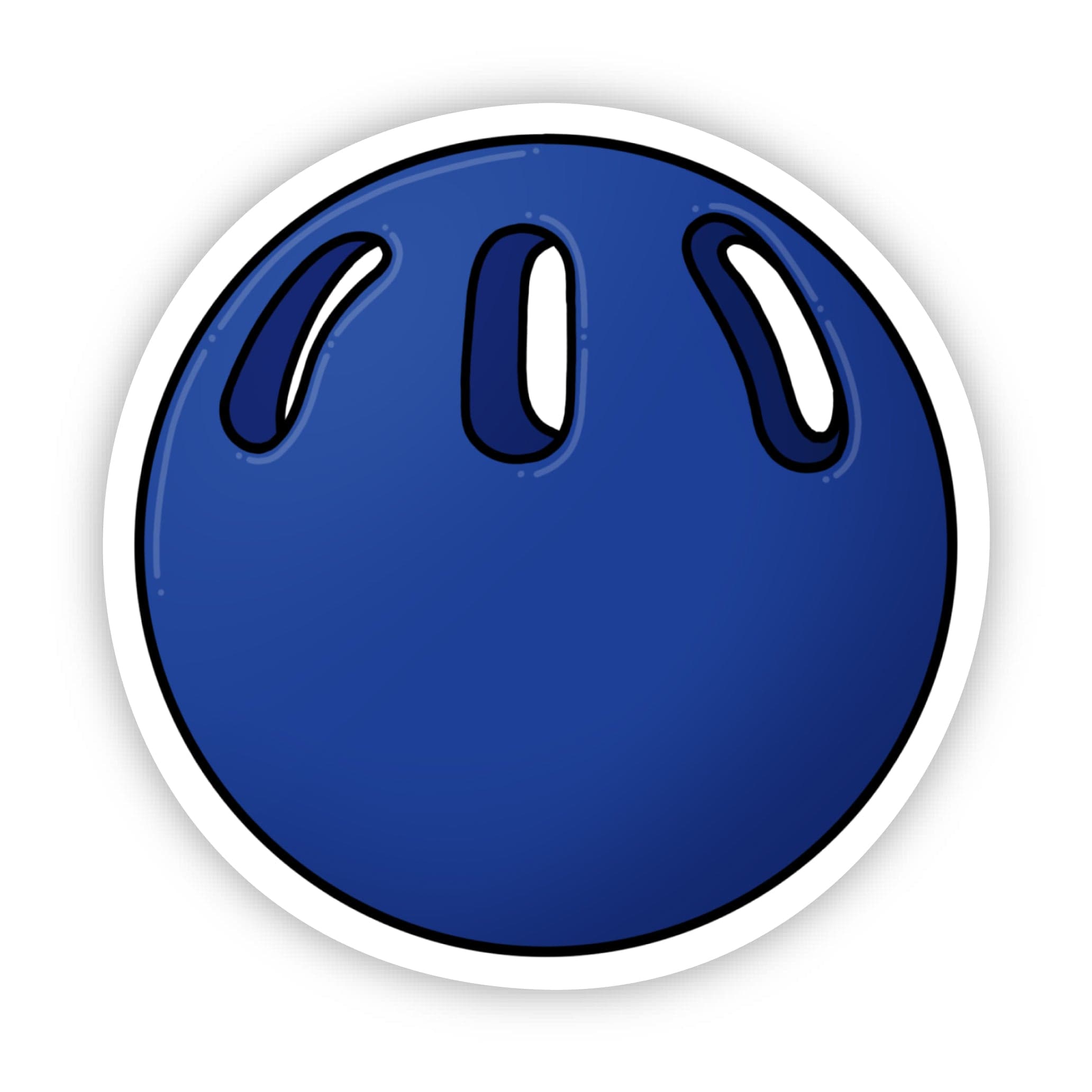  Blue Wiffle Ball Sticker、mySite、ghnorth