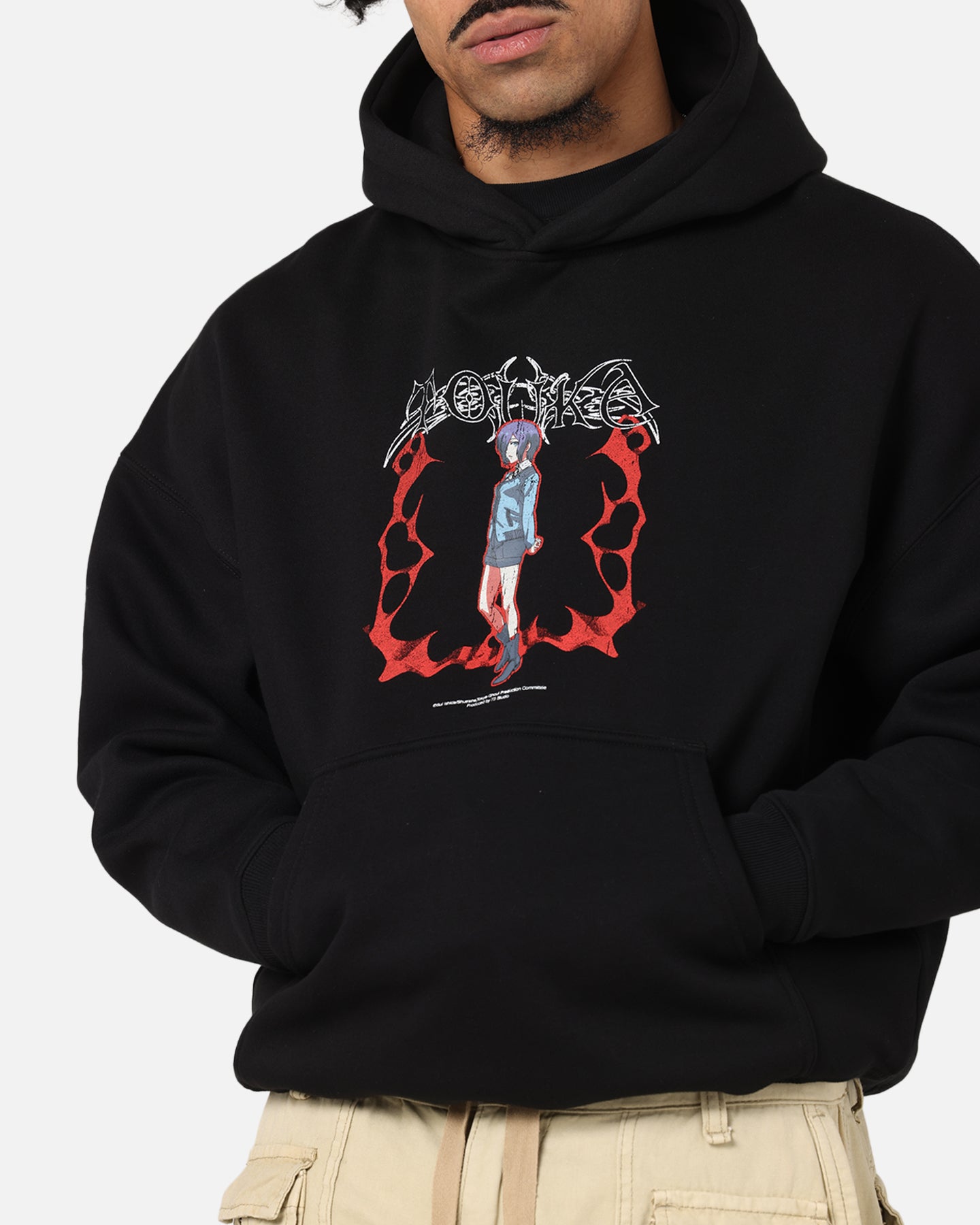 73 Studio X Tokyo Ghoul Rabbit Premium Hoodie Black、mySite、zt4zffjzw