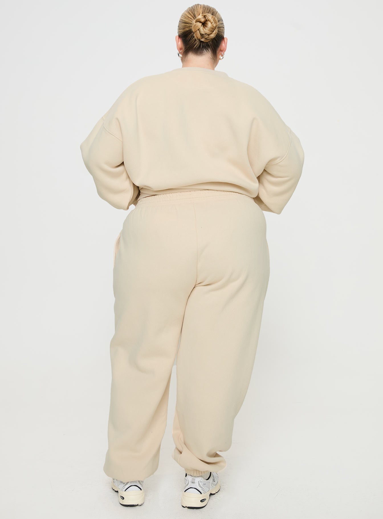 Princess Polly Track Pants Block / Cursive Text Stone Curve、mySite、solidvoid