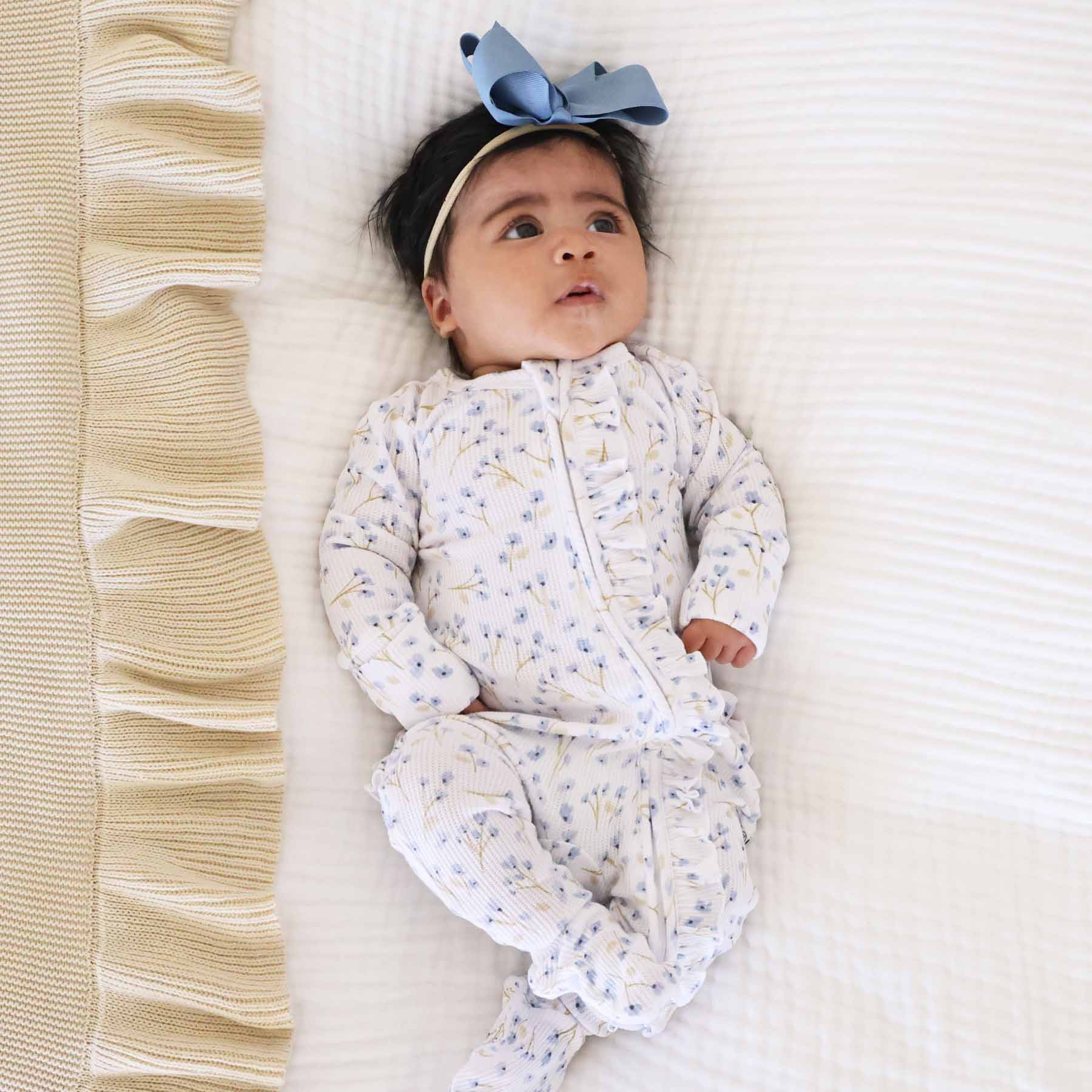  Girl Ruffle Zipper Footies | Best Sellers、mySite、layawaytickets