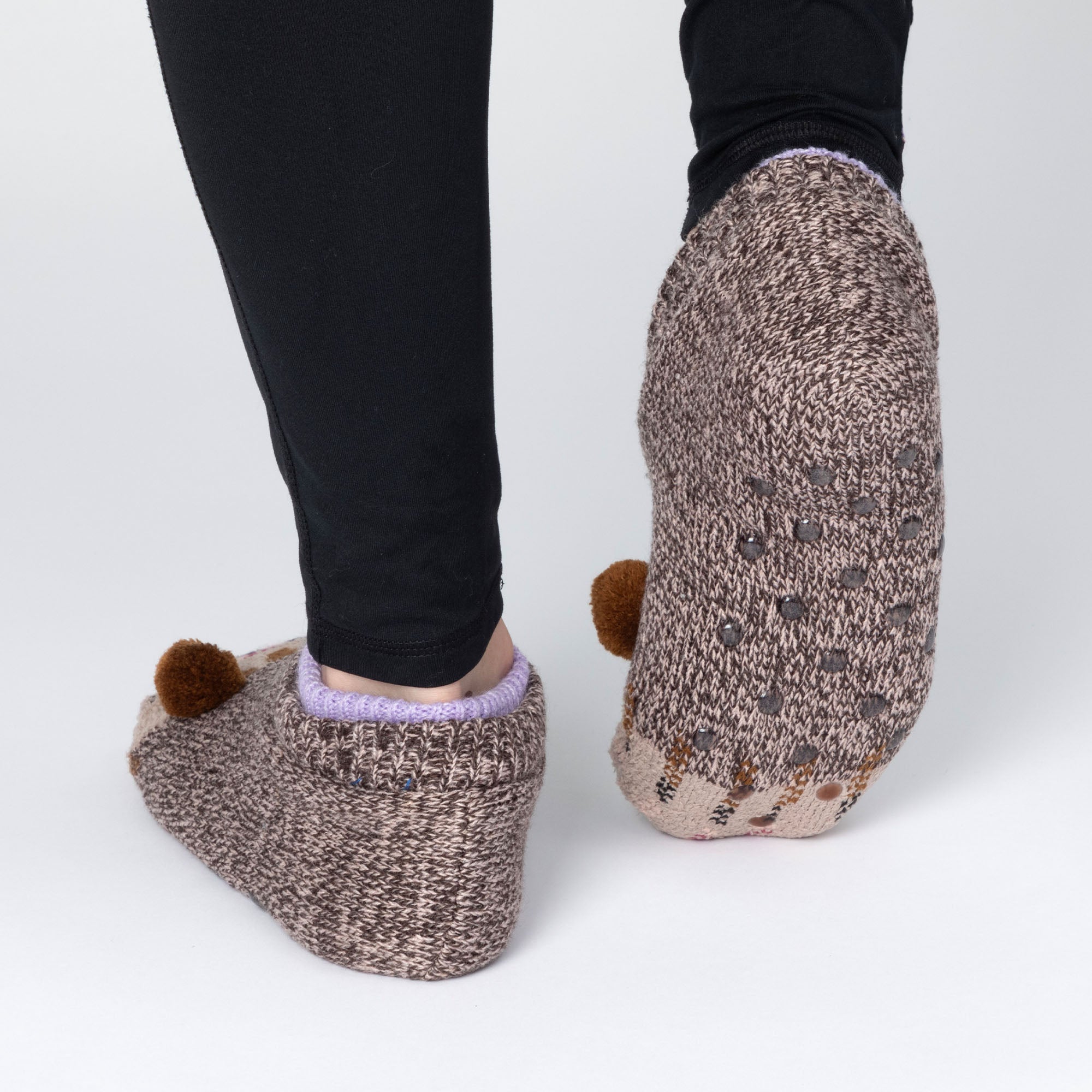 Charming Critter Cuffed Slipper Socks、mySite、camillekostekn
