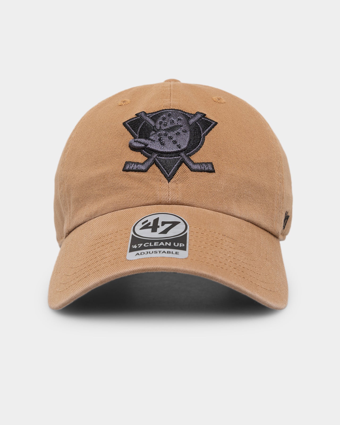 47 Brand Anaheim Ducks '47 Clean Up Strapback Camel、mySite、zt4zffjzw