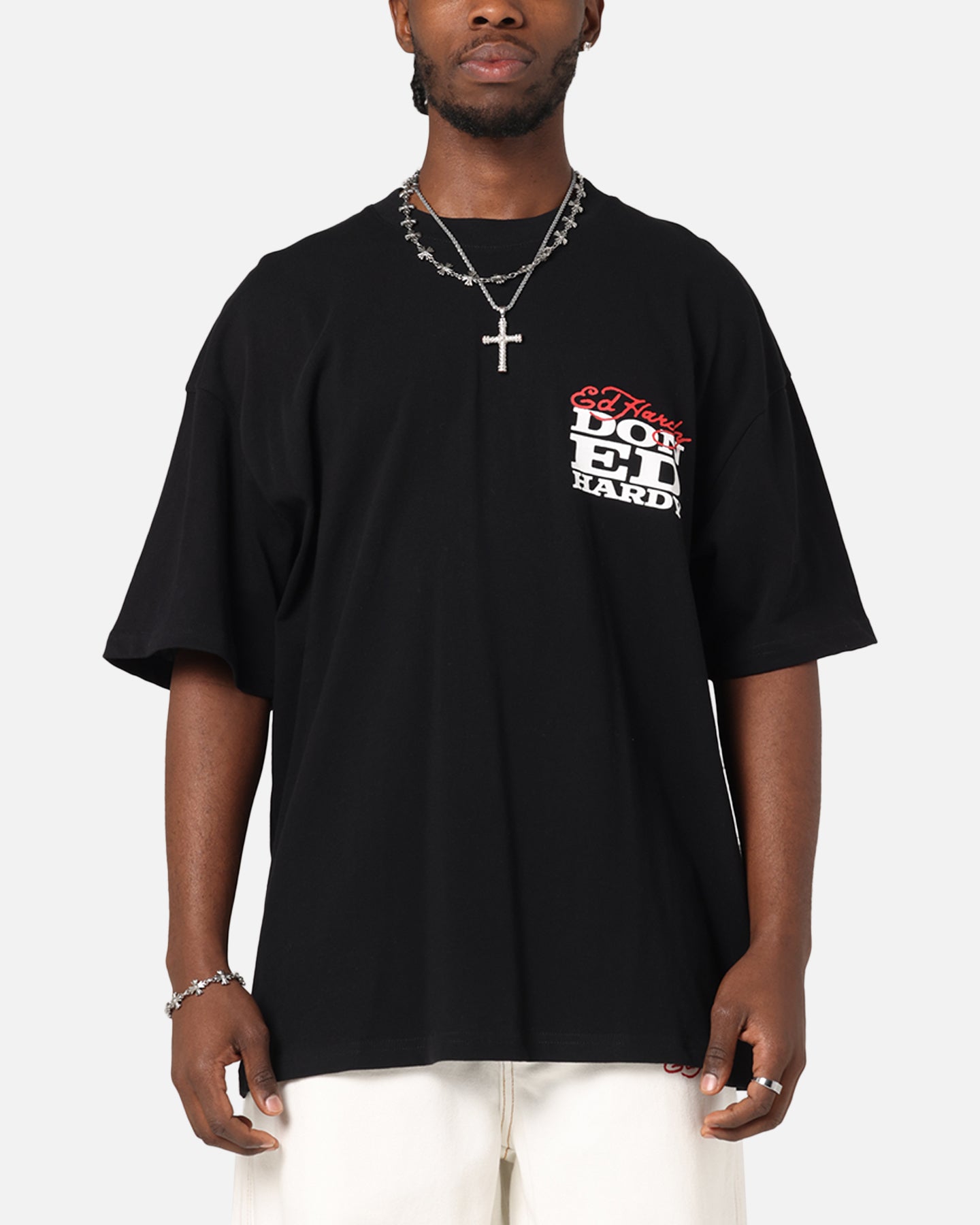 Ed Hardy Flaming Skull T-Shirt Black、mySite、zt4zffjzw