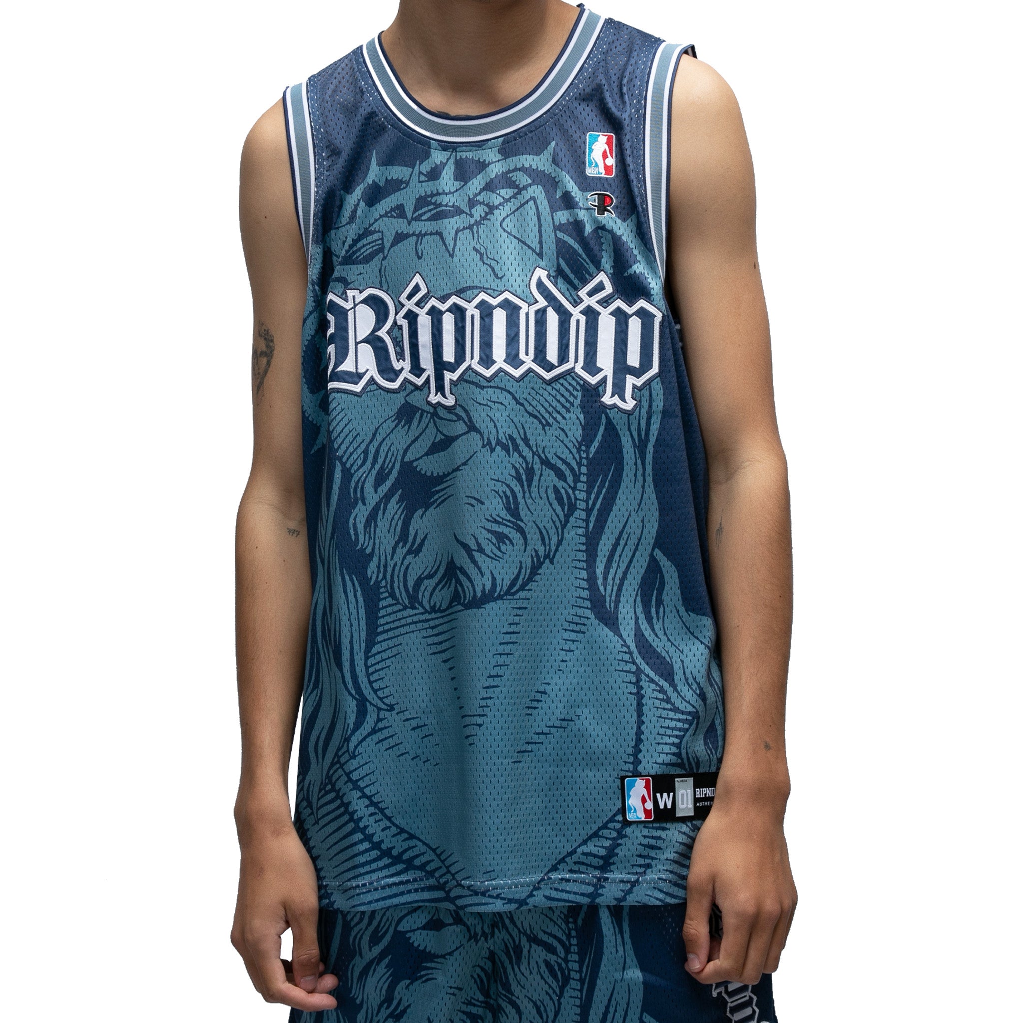  Lord Savior Nerm Basketball Jersey (Navy)、mySite、merchandisen