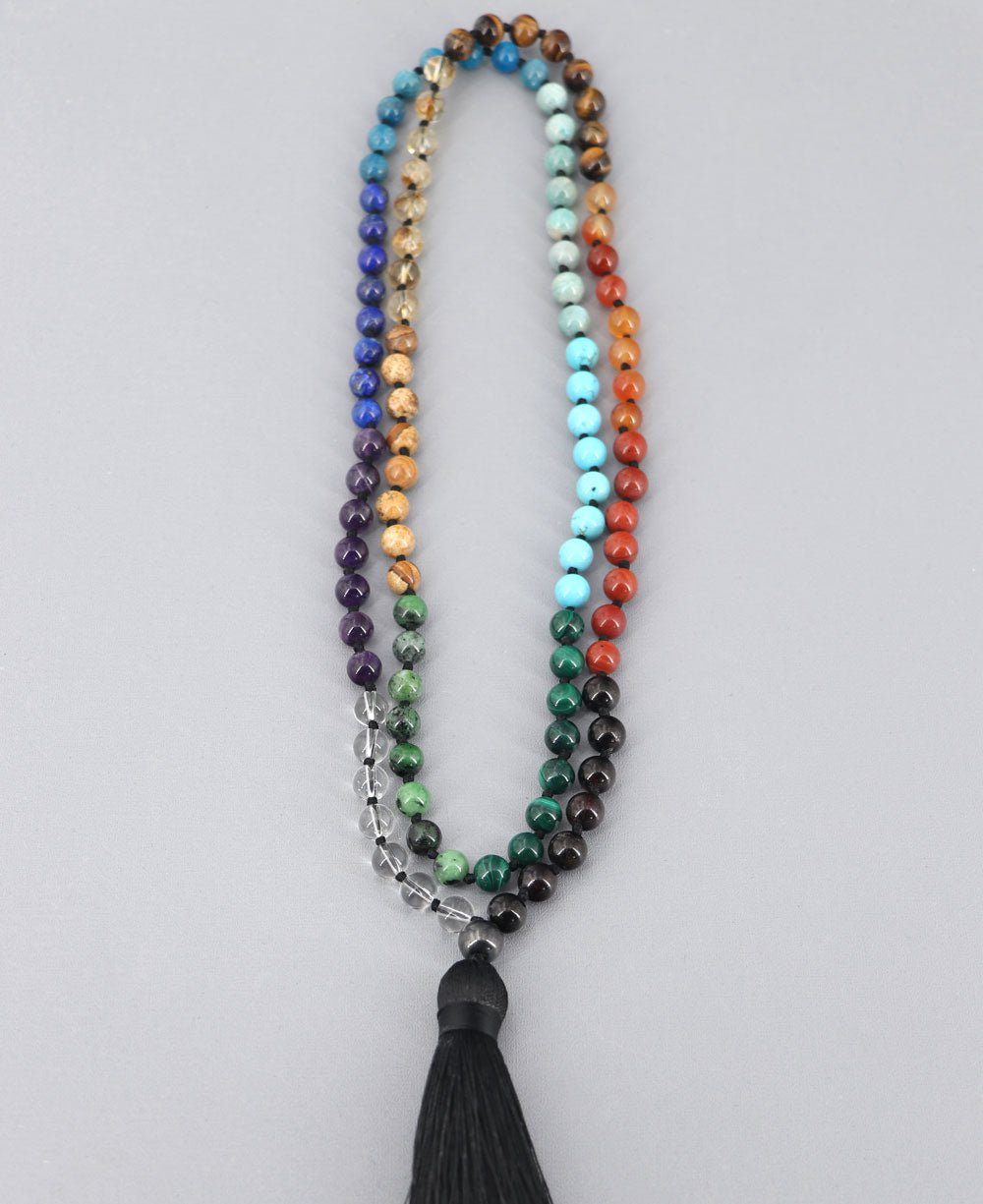 15 Gemstones Seven Chakra Premium Mediation Mala、mySite、topwebapps
