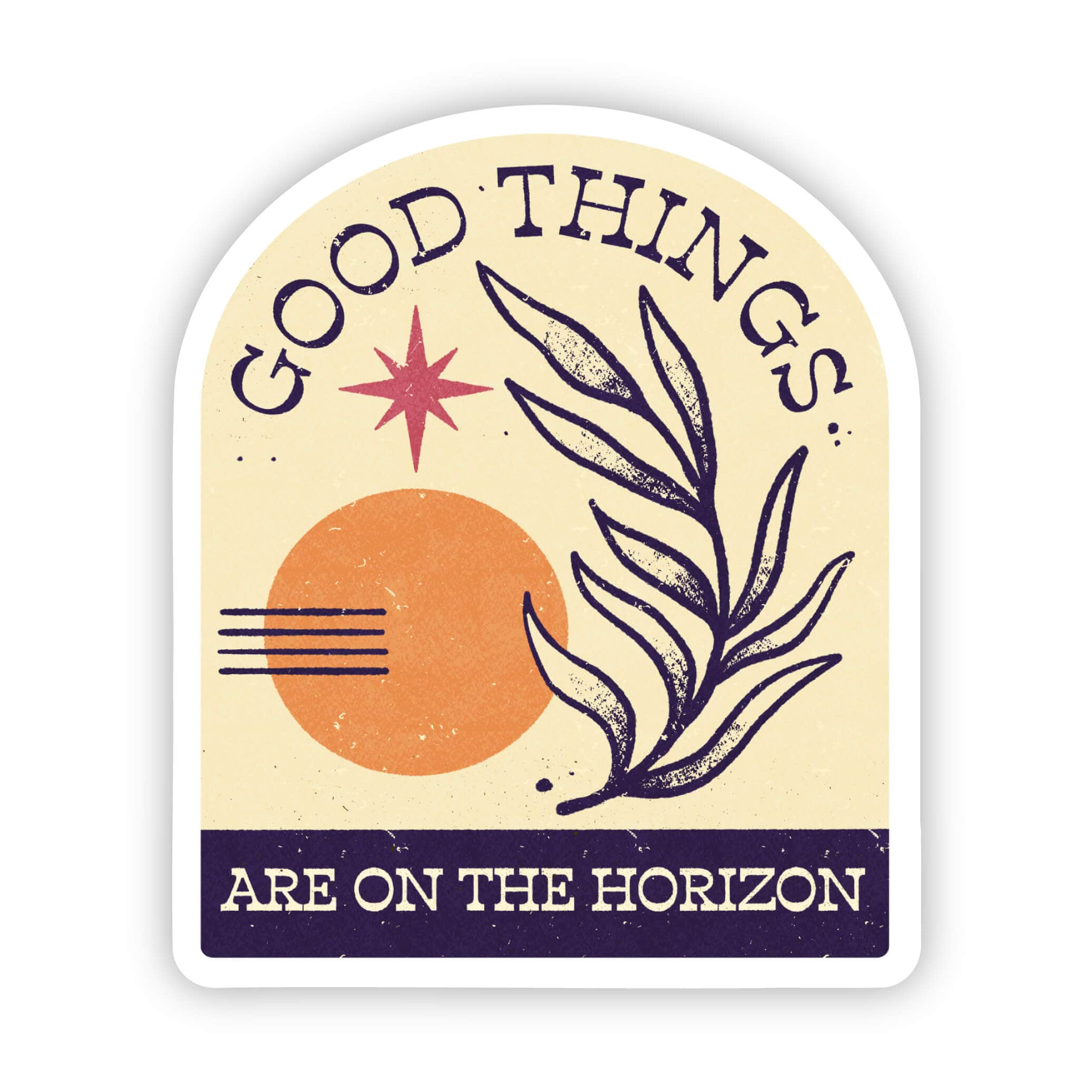  Good Things Are On The Horizon Sticker、mySite、elrpsem3k