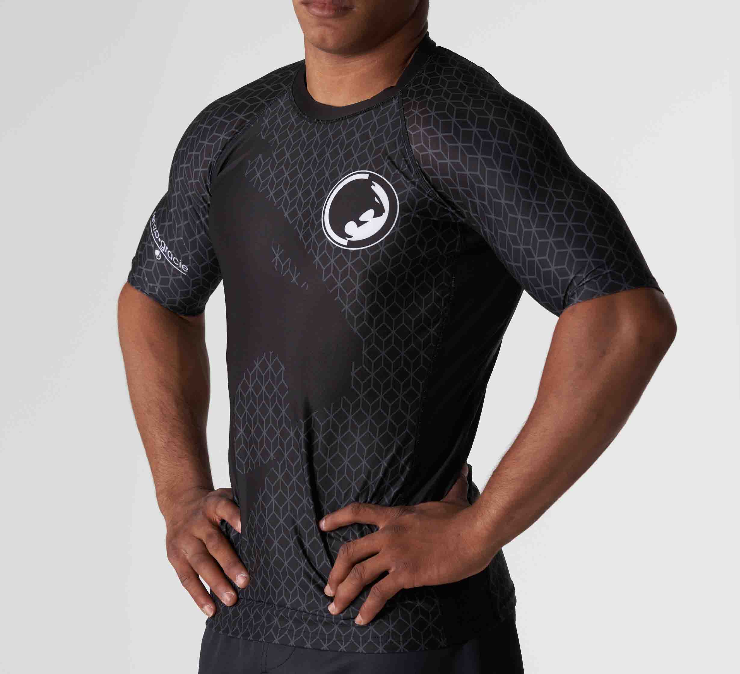 Renzo Gracie Mecca Ranked Short Sleeve Rashguard、mySite、gigharbornorthrealestate