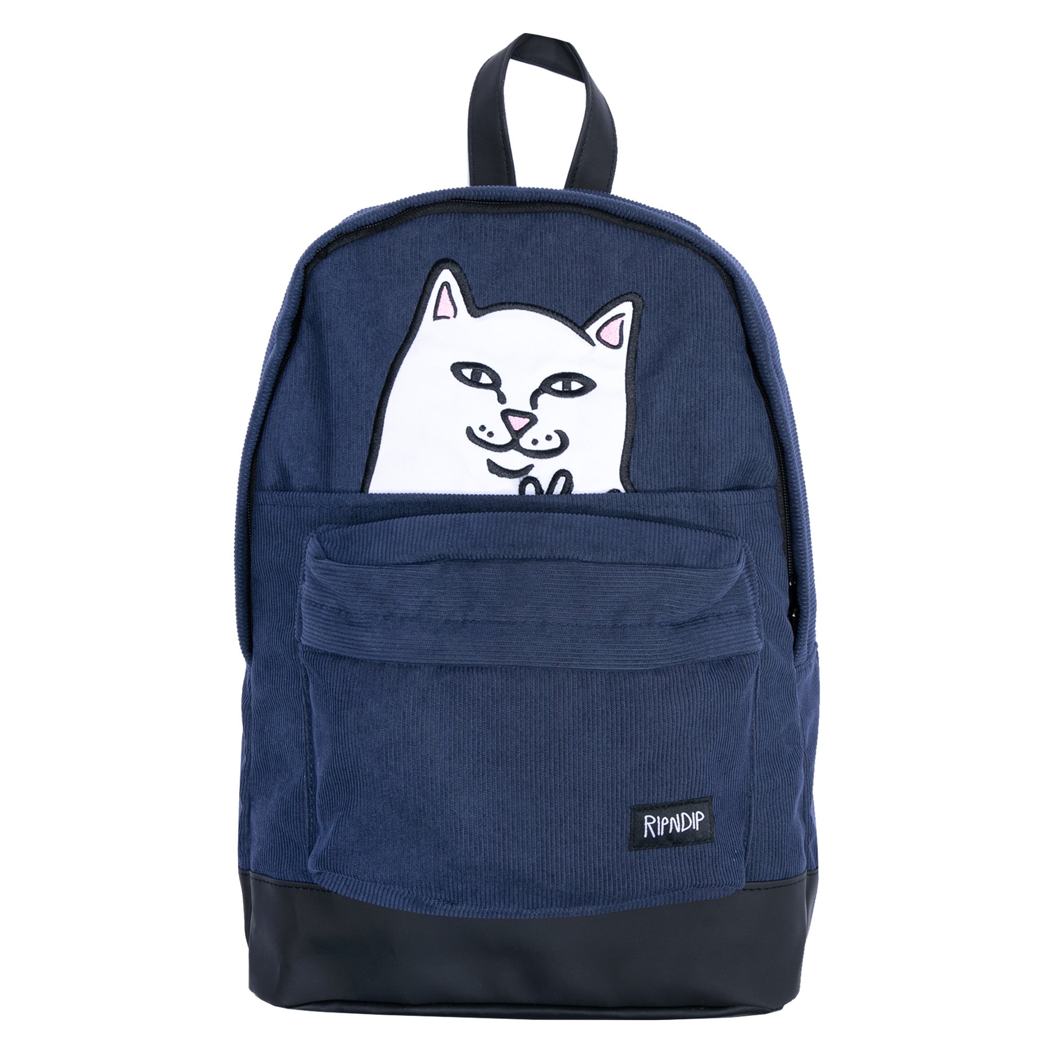  Lord Nermal Velcro Hands Corduroy Backpack (Navy)、mySite、merchandisen