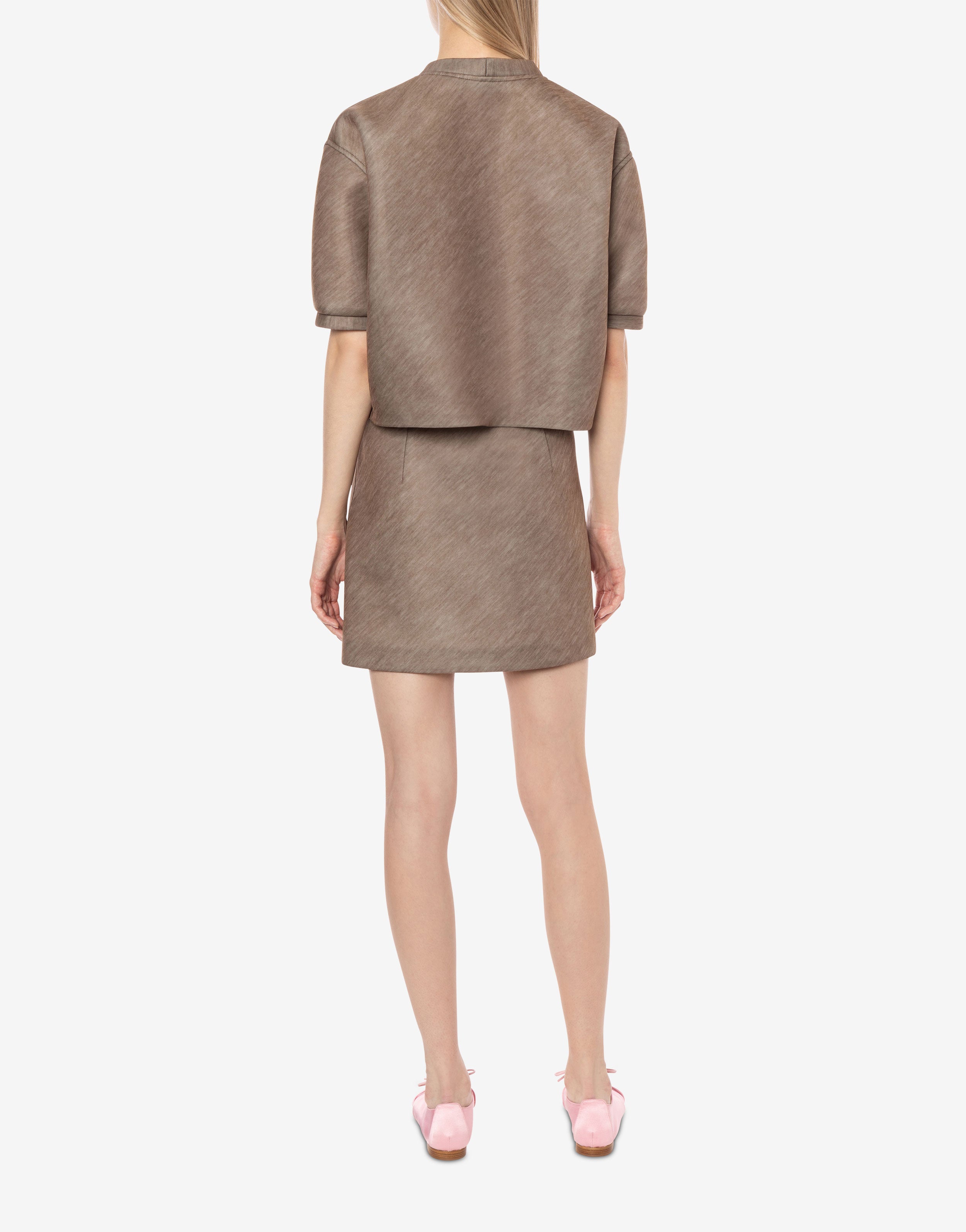 Felpa corta in scuba stampata、mySite、aoinhome