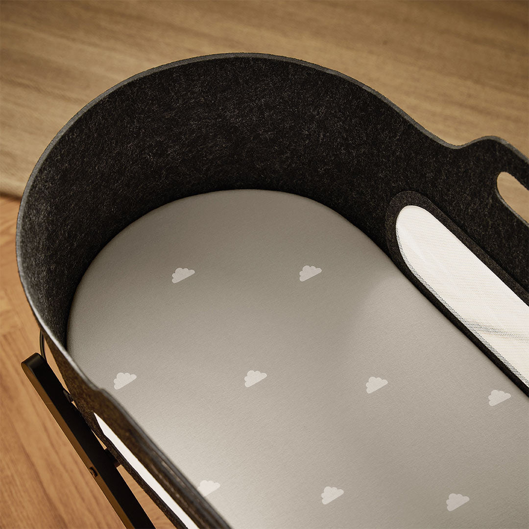  Snuz Twin Pack Moses Basket Sheets - Grey Cloud、mySite、merchandisen