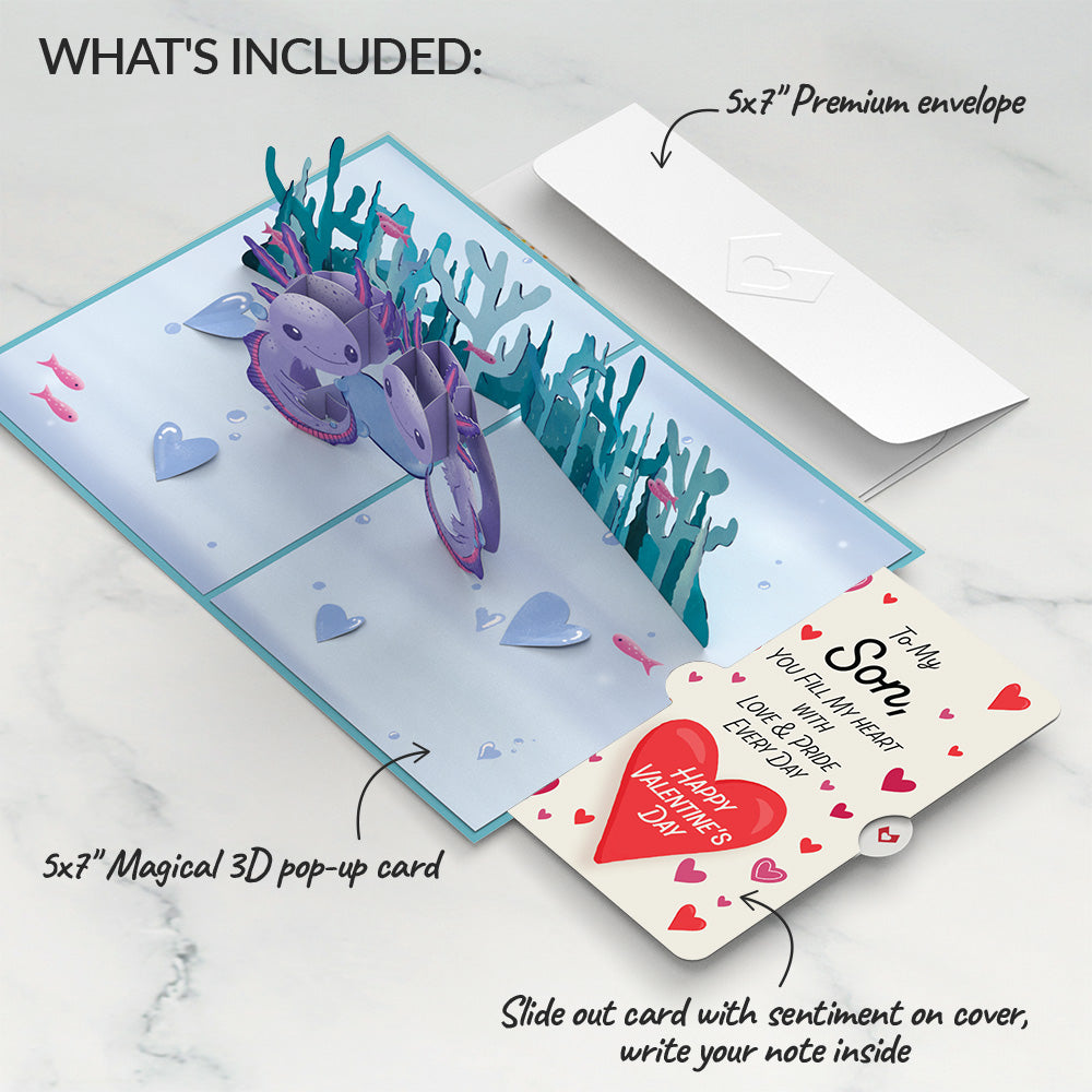 Love You A-Lotl Valentine Pop-Up Card and Sentiment Set for Son、mySite、solidvoid