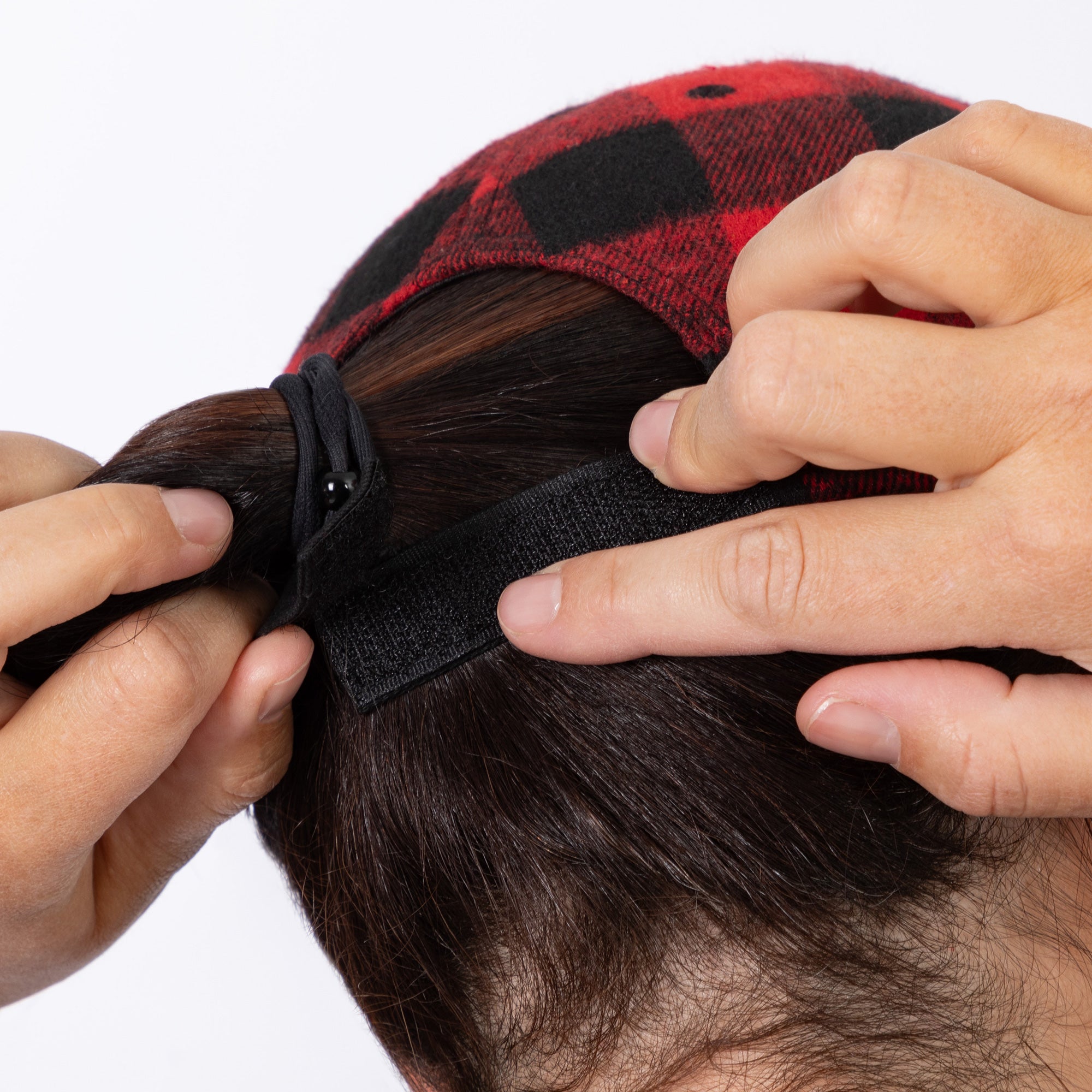 Paw Print Plaid Baseball Hat、mySite、camillekostekn