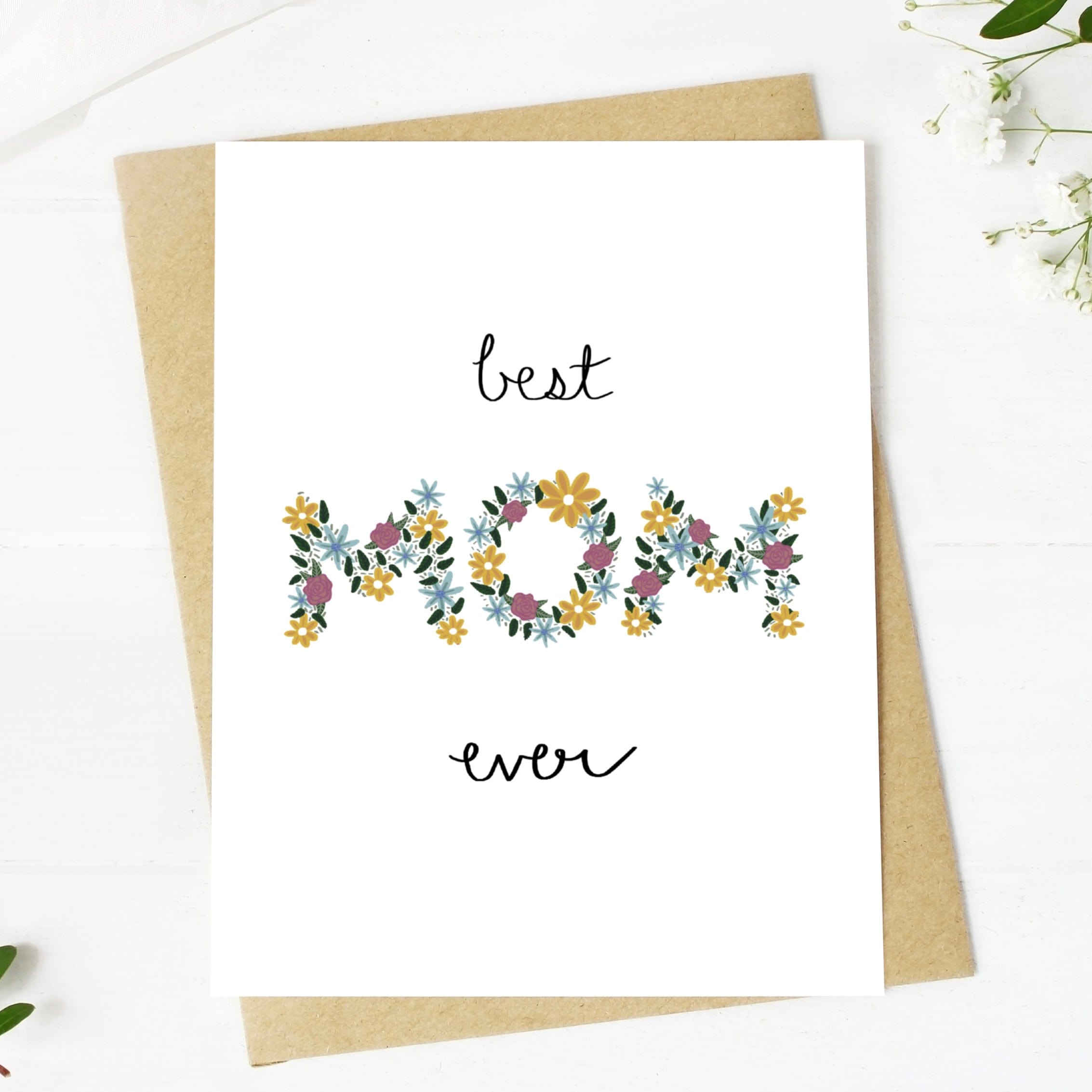  Best Mom Ever Mother's Day Card、mySite、ghnorth