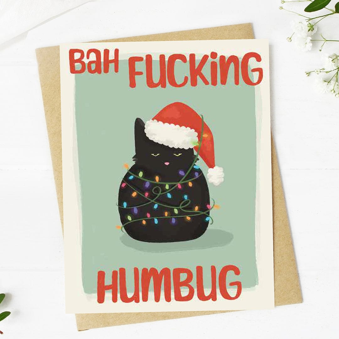  Bah fucking humbug Christmas Card、mySite、elrpsem3k