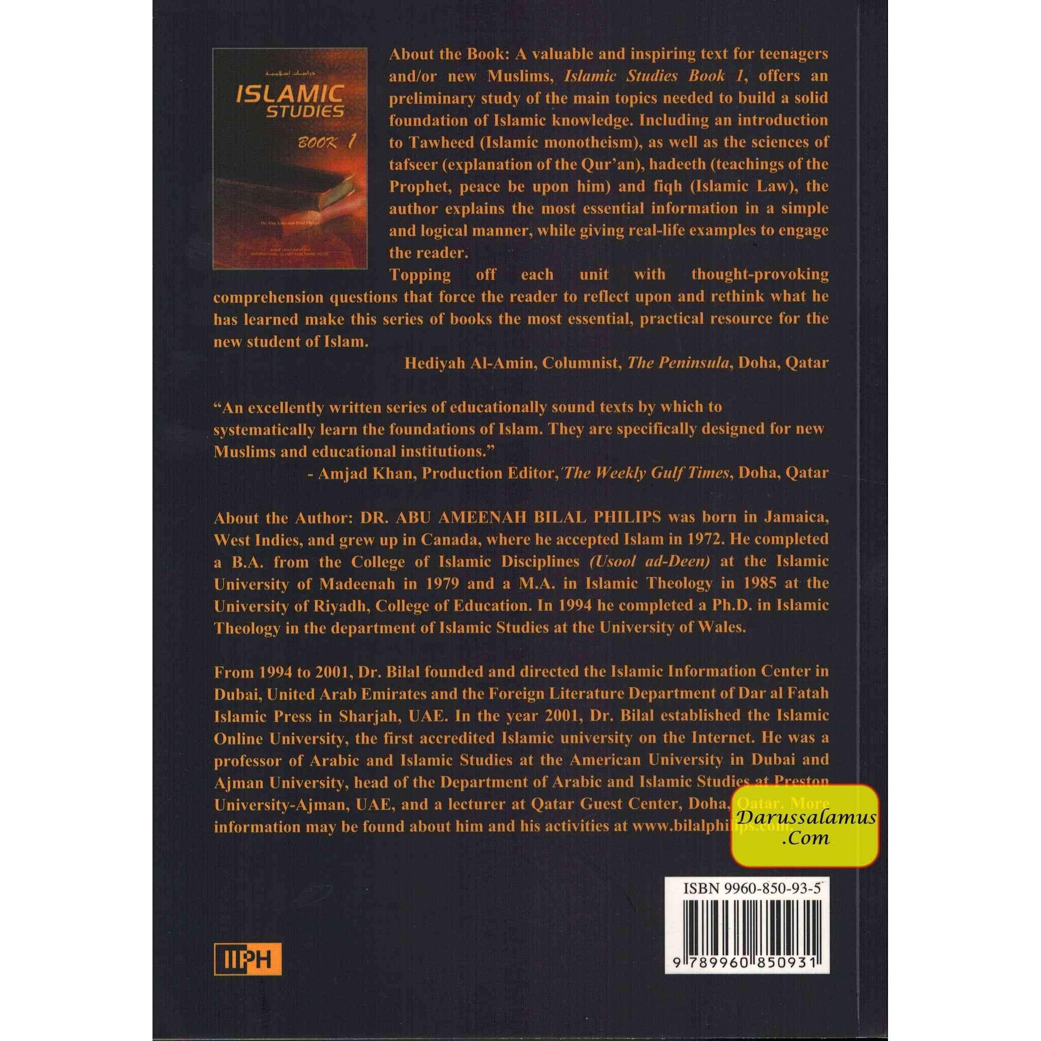 Islamic Studies (Book 1) Islamic Studies Series By Dr Abu Amina Bilal Philips、mySite、topwebapps