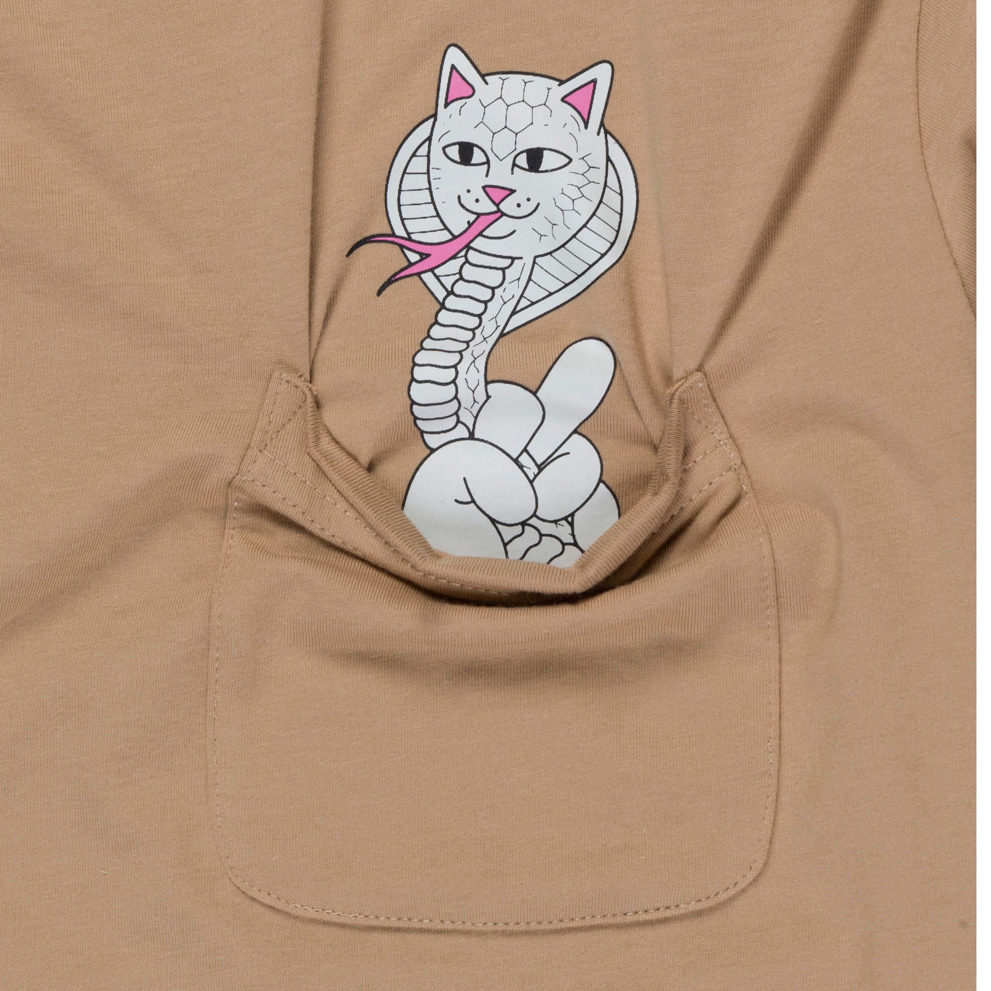  Cobra Nerm Pocket Tee (Almond)、mySite、merchandisen