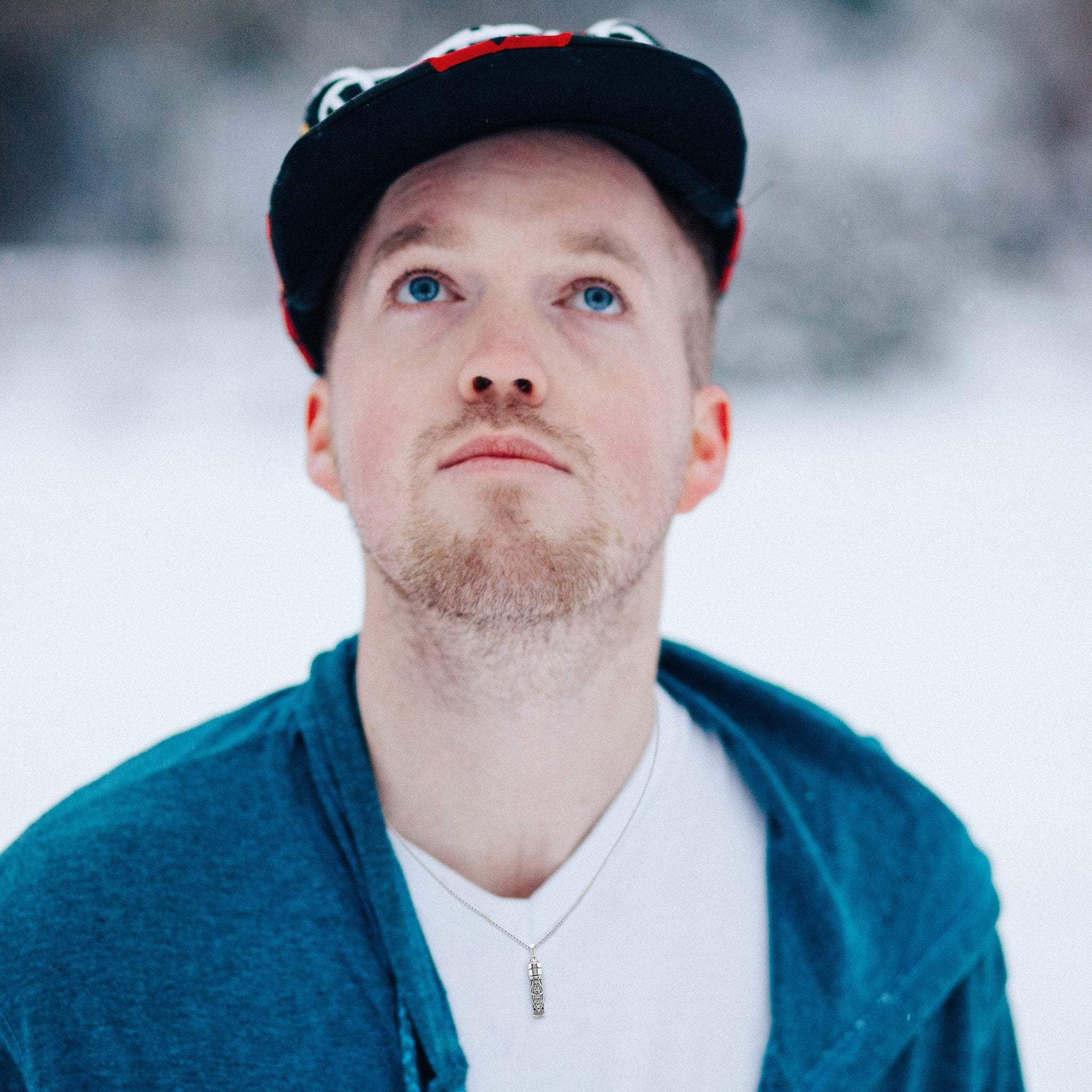 Sterlng Silver Hamsa Turquoise Mezuzah Necklace、mySite、topwebapps