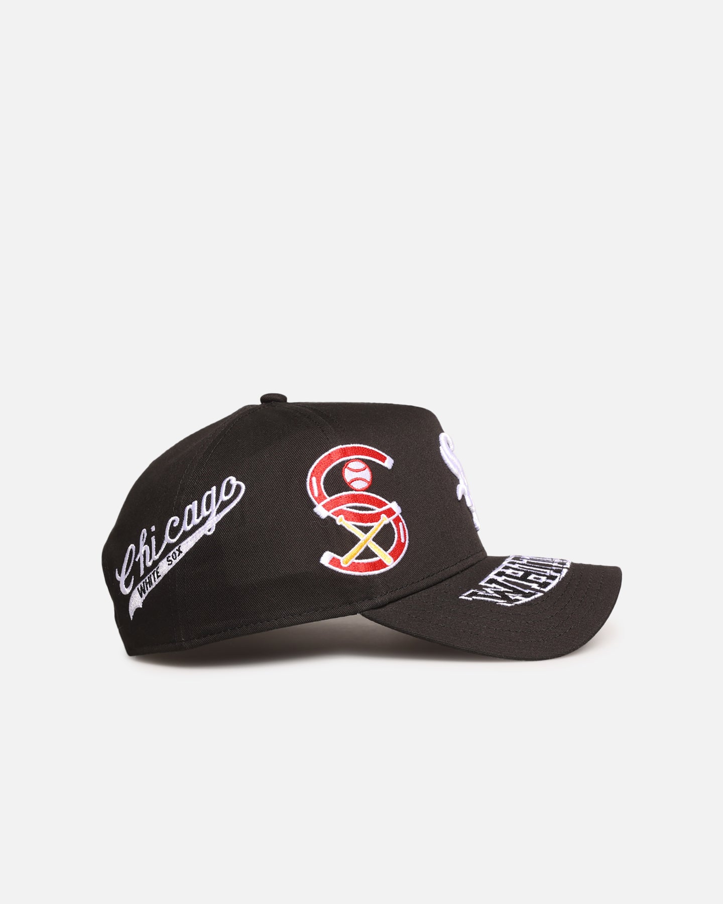 New Era Chicago White Sox 'MLB All Over Logos' 9FORTY A-Frame Snapback Official Team Colour、mySite、zt4zffjzw