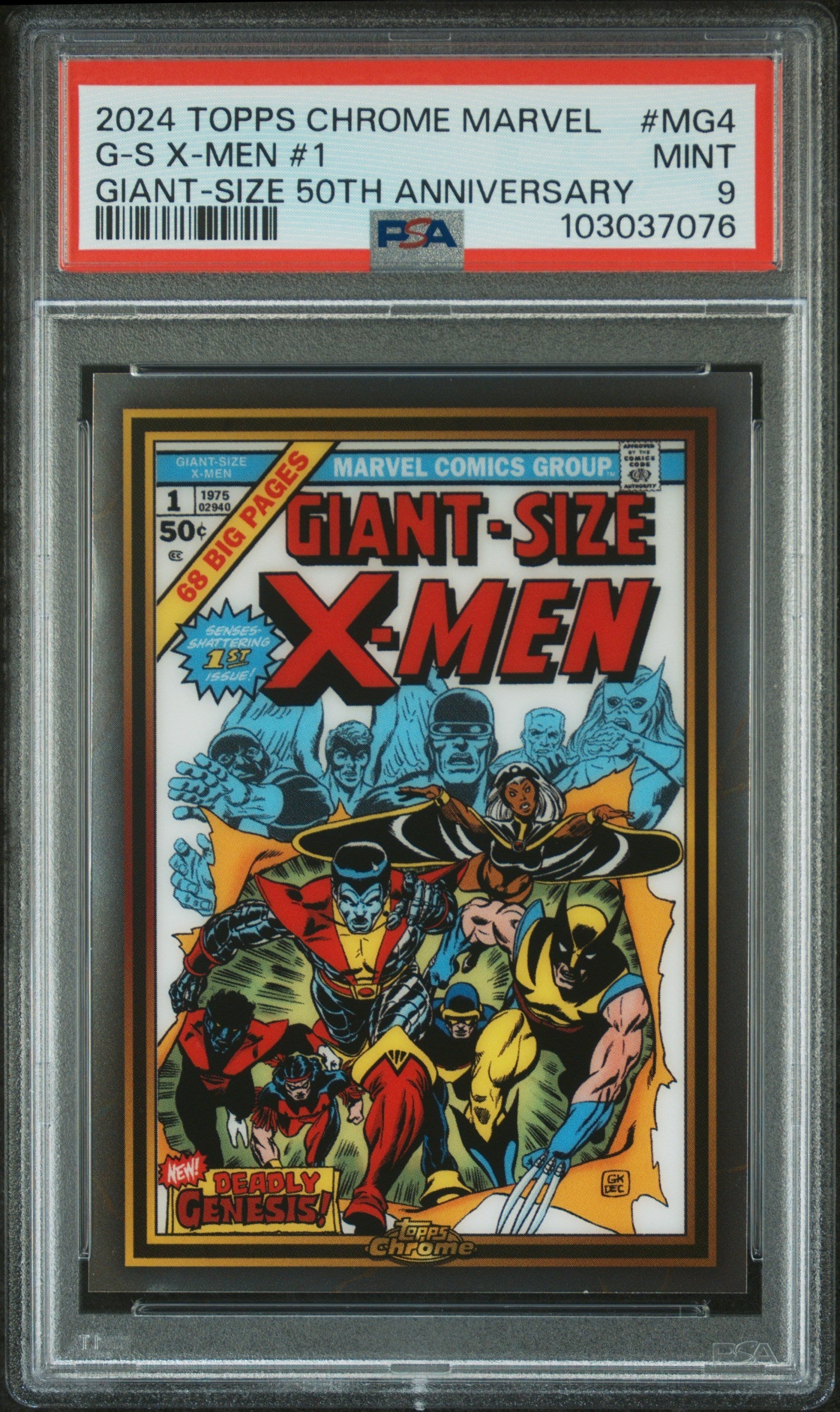 G-S X-Men #1 #MG4 PSA 9 Topps Chrome Marvel Marvel Giant-Size 50Th Anniversary 2024、mySite、waistdrama