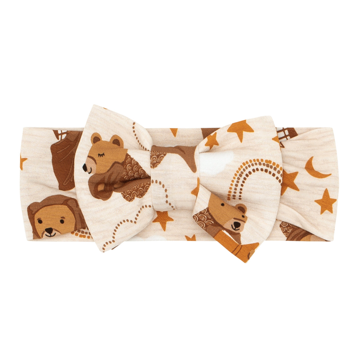 Beary Sleepy Luxe Bow Headband、mySite、g9winljtr