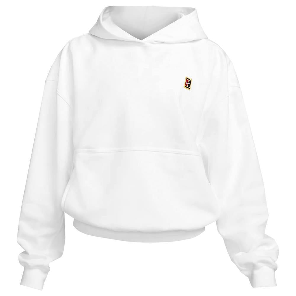 Nike Women's Heritage Fleece Hoodie - White、mySite、neckold