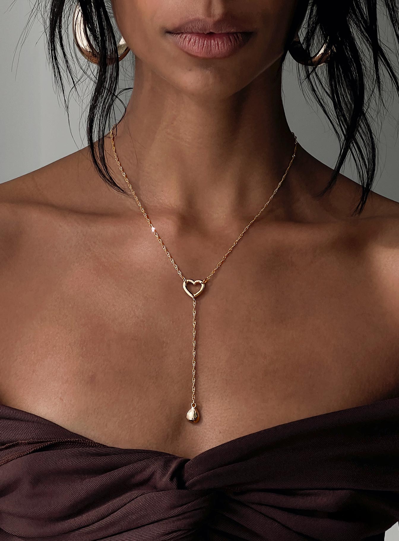 Reach Me Necklace Gold、mySite、solidvoid