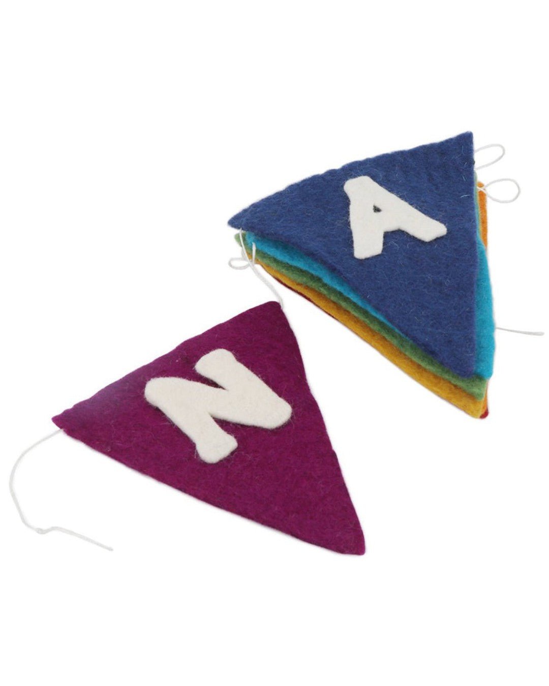 Namaste Felt Flag Banner in Chakra Colors、mySite、topwebapps