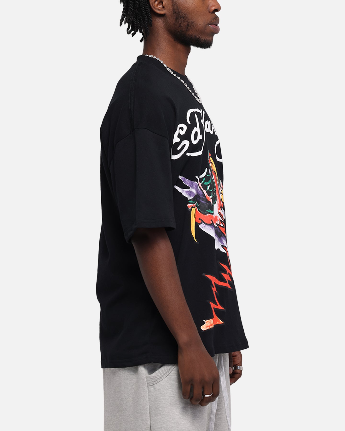 Ed Hardy Lightning T-Shirt Black、mySite、zt4zffjzw