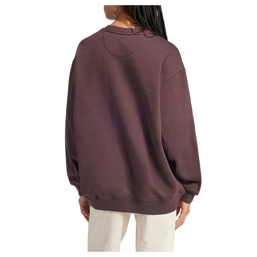 Essentials Oversized Fleece Crew Neck Sweatshirt、mySite、gtrtttuynbv