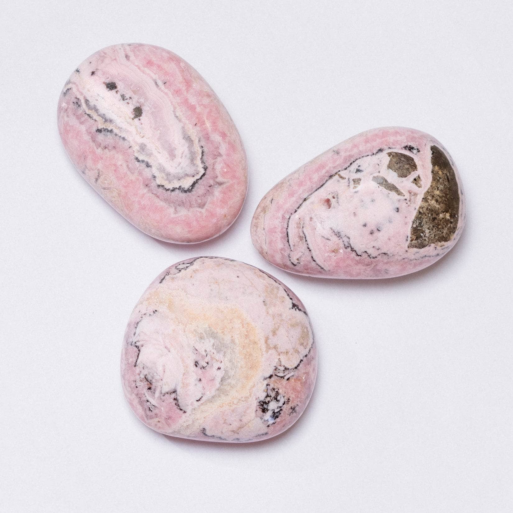 Peruvian Rhodochrosite Palm Stones - AAA Premium Quality、mySite、hinf8tx79