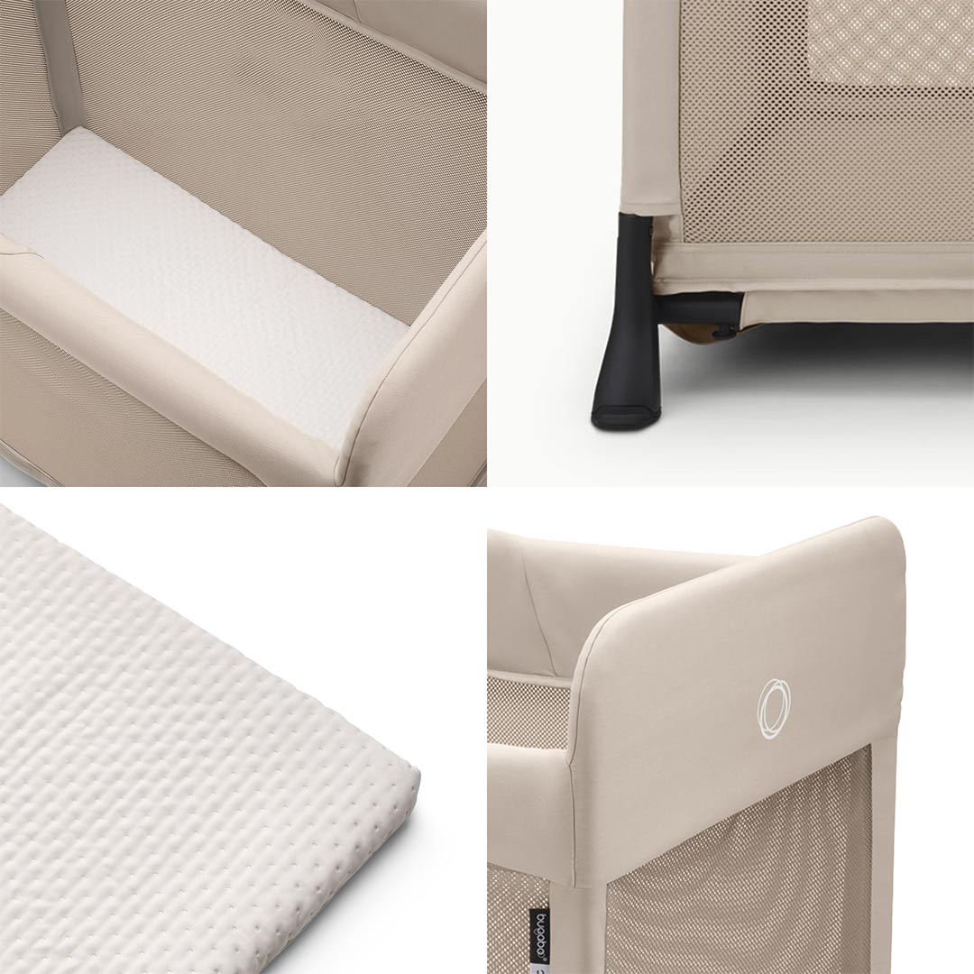  Bugaboo Stardust Travel Cot - Desert Taupe、mySite、merchandisen