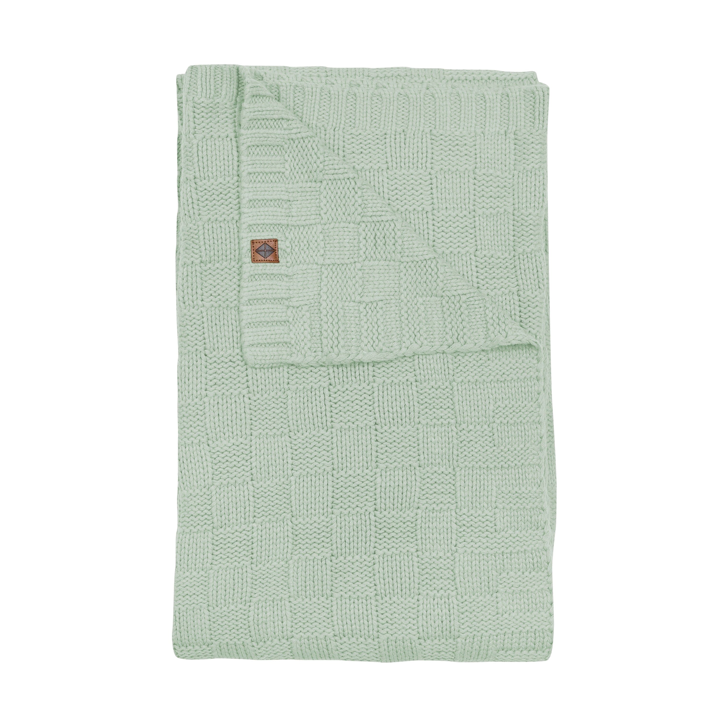  Chunky Knit Basket Weave Toddler Blanket in Thyme、mySite、layawaytickets
