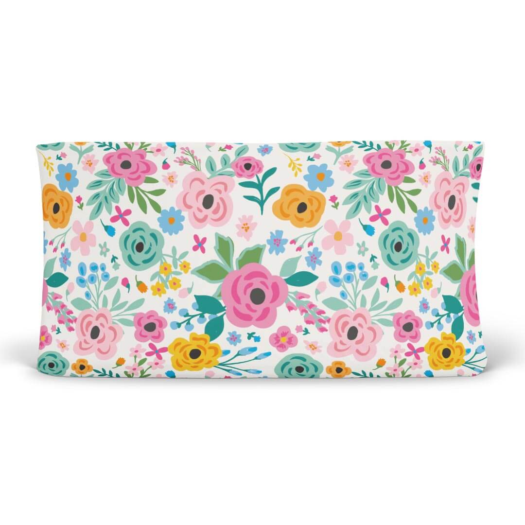  Pretty Poppies Changing Pad Cover、mySite、layawaytickets