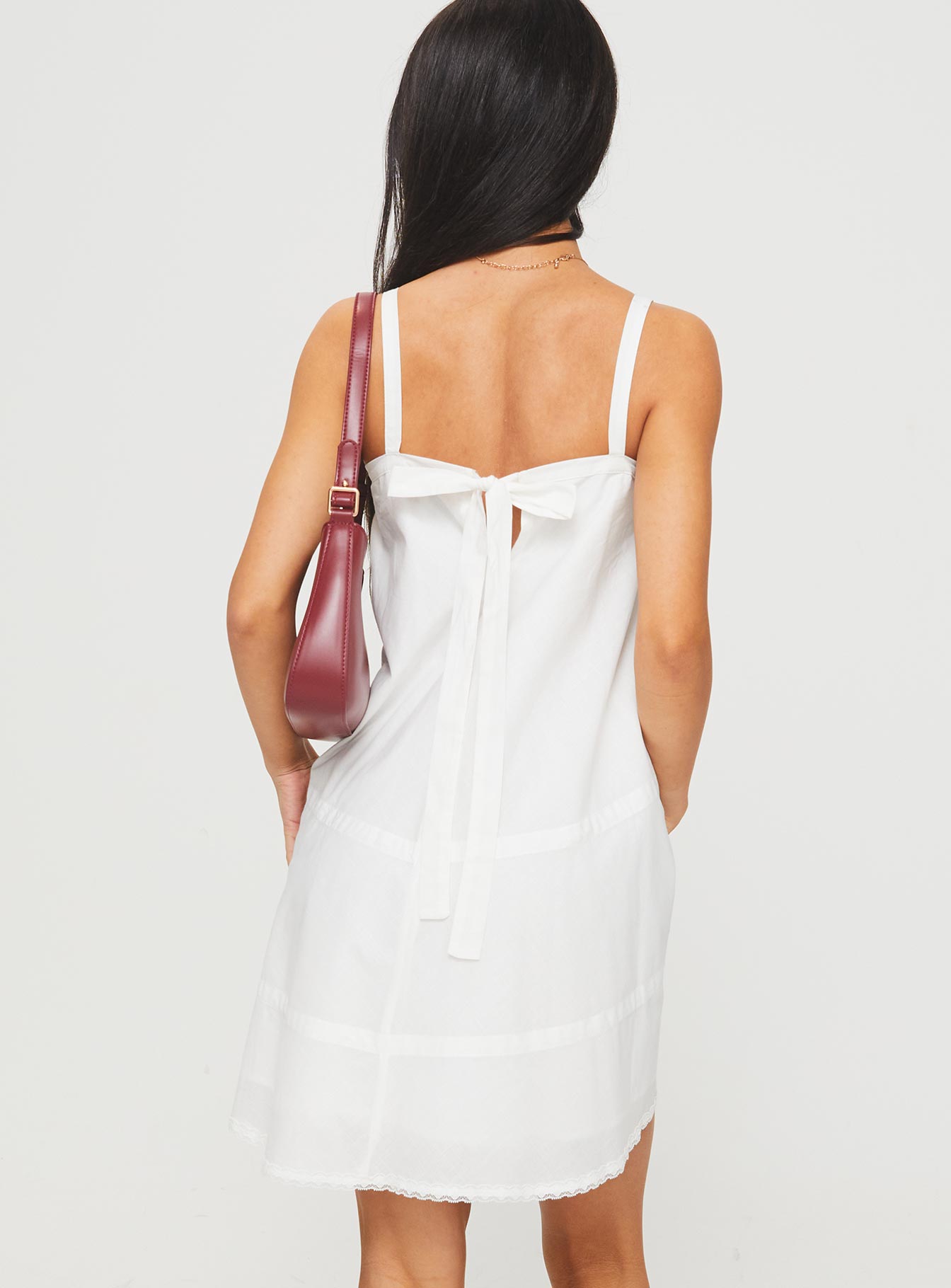 Jubilant Mini Dress White、mySite、solidvoid