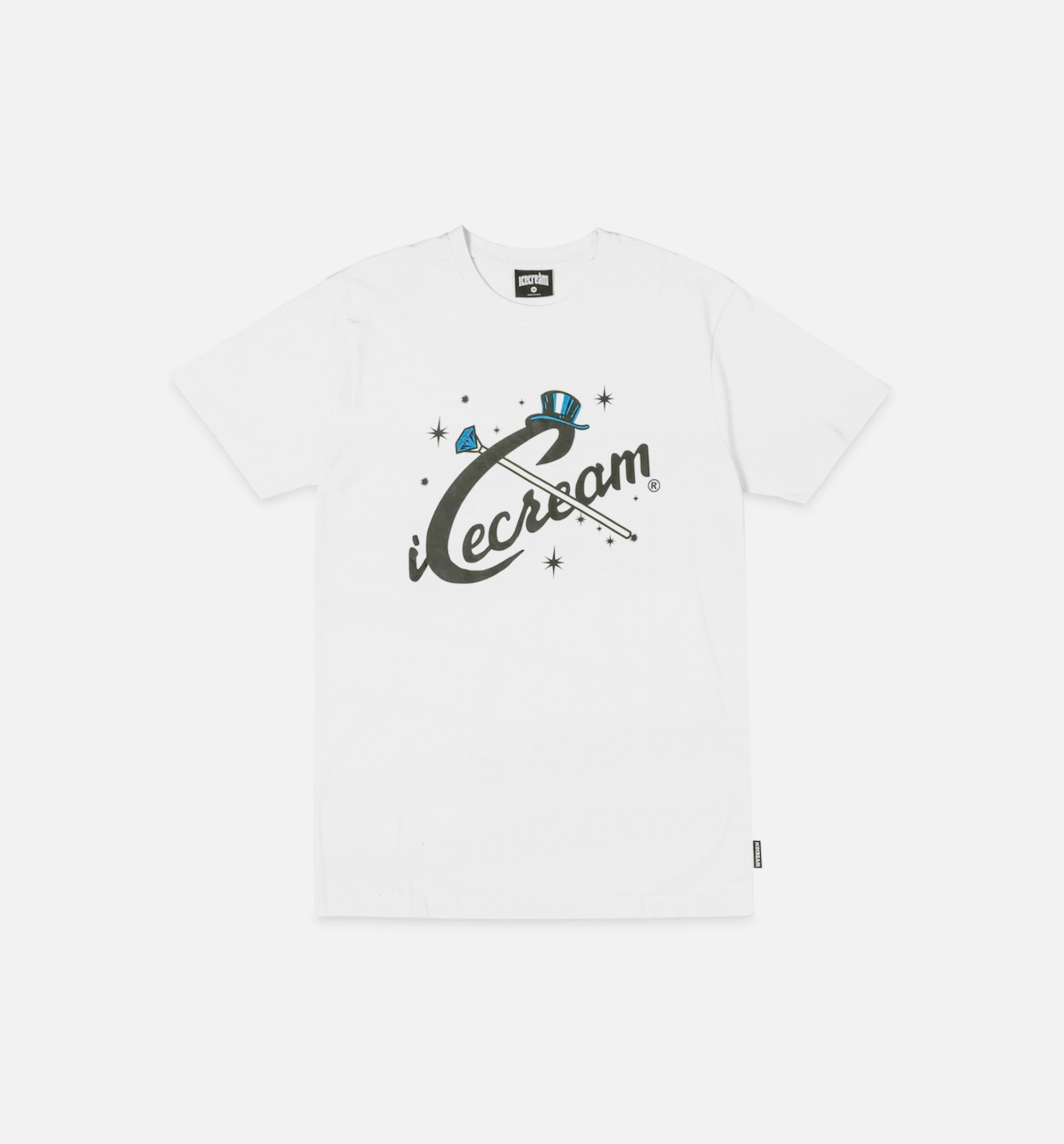 Gleam Short Sleeve Tee Mens T-Shirt - White/Black、mySite、dreamappss