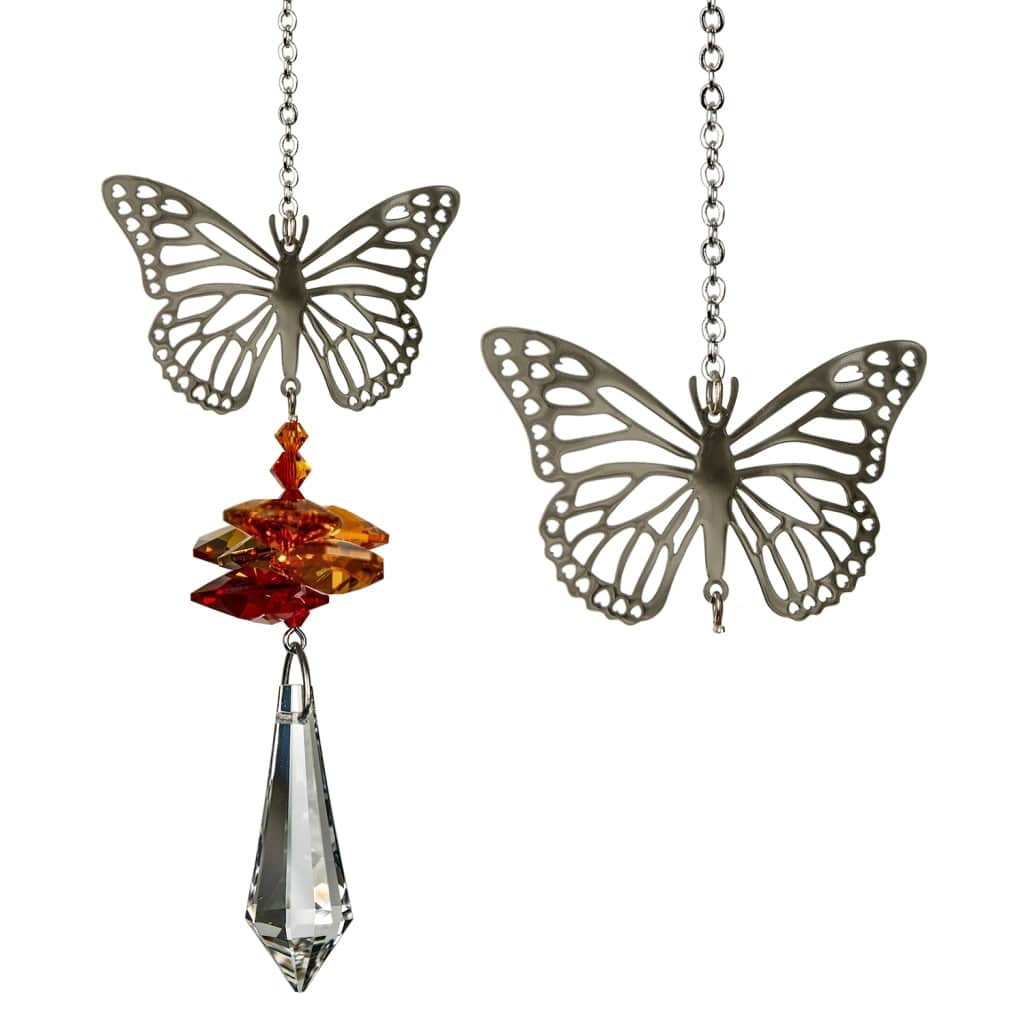 Butterfly, Dragon Fly, Bee & Monarch BUTTERFLY Nature Suncatchers-CRYSTAL FANTASY™ *、mySite、g9winljtr