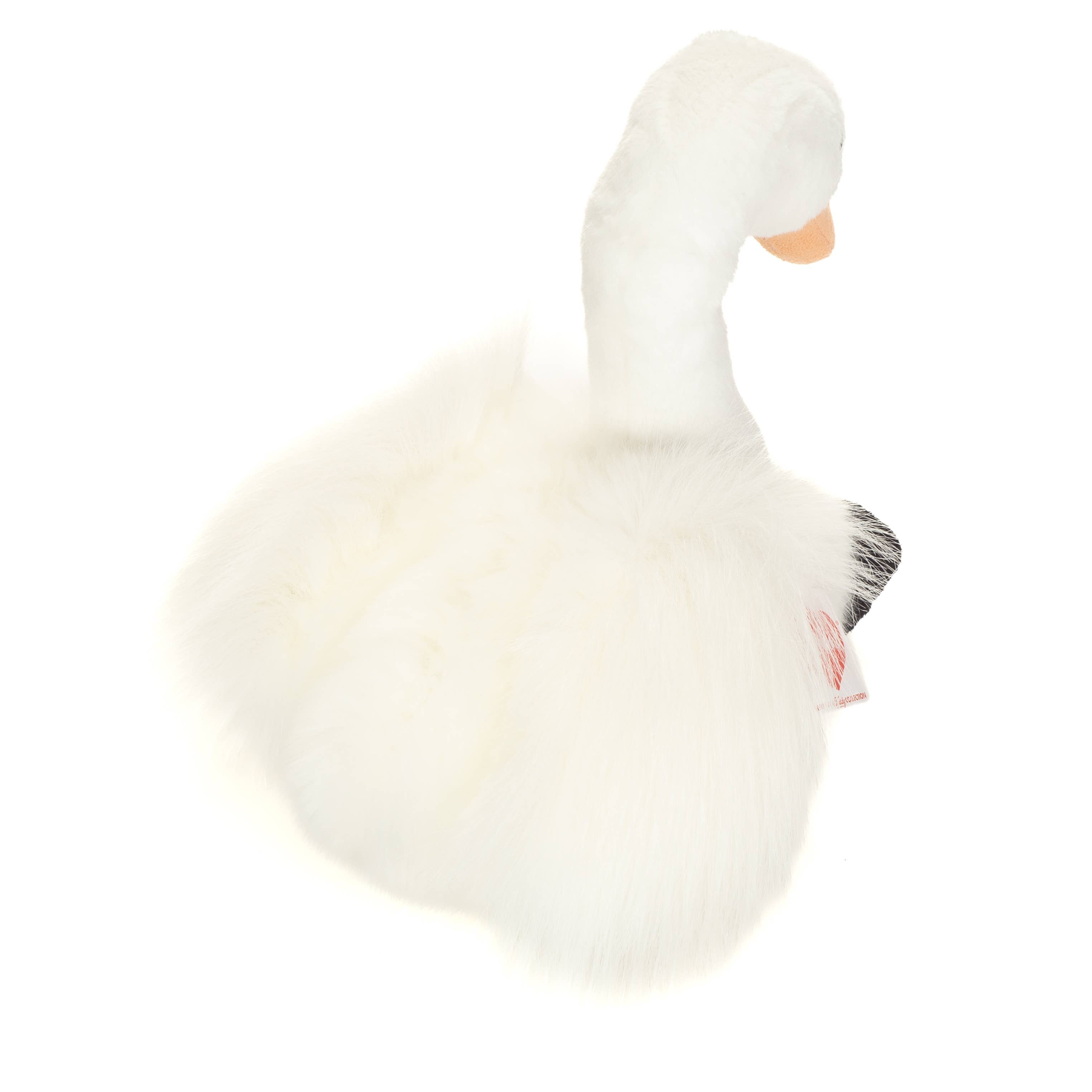 Plush Realistic Swan 25 cm - Teddy Hermann FIne Plush Toys、mySite、g9winljtr