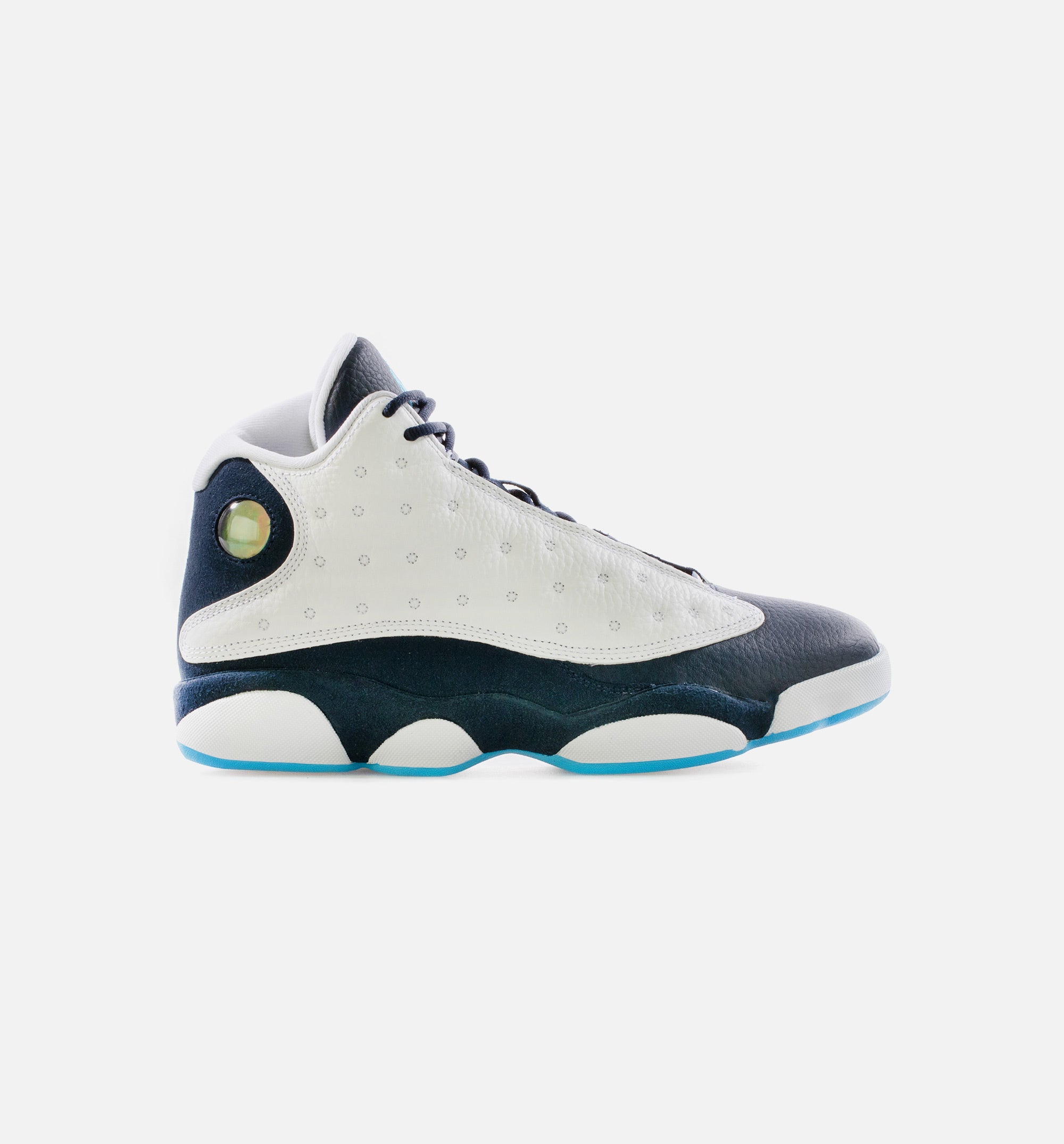 Air Jordan 13 Retro Obsidian Mens Lifestyle Shoe - White/Obsidian/Dark Powder Blue、mySite、dreamappss