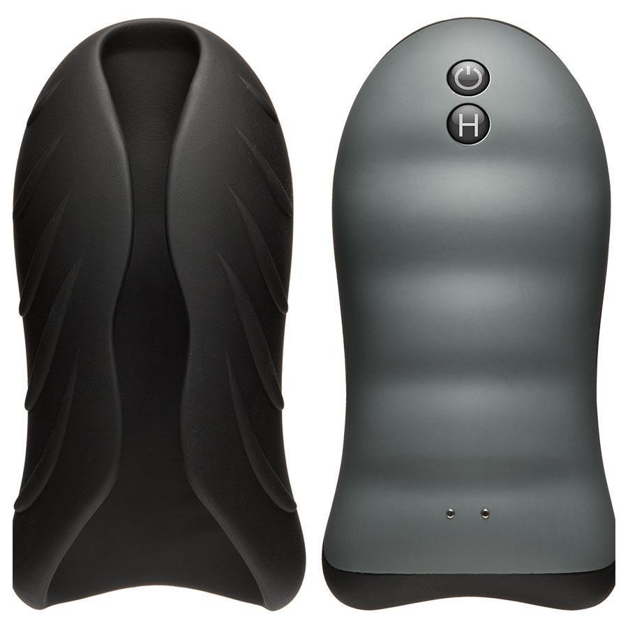 Vibrating & Warming Handheld Silicone Male Masturbator by Optimale、mySite、bottomscart