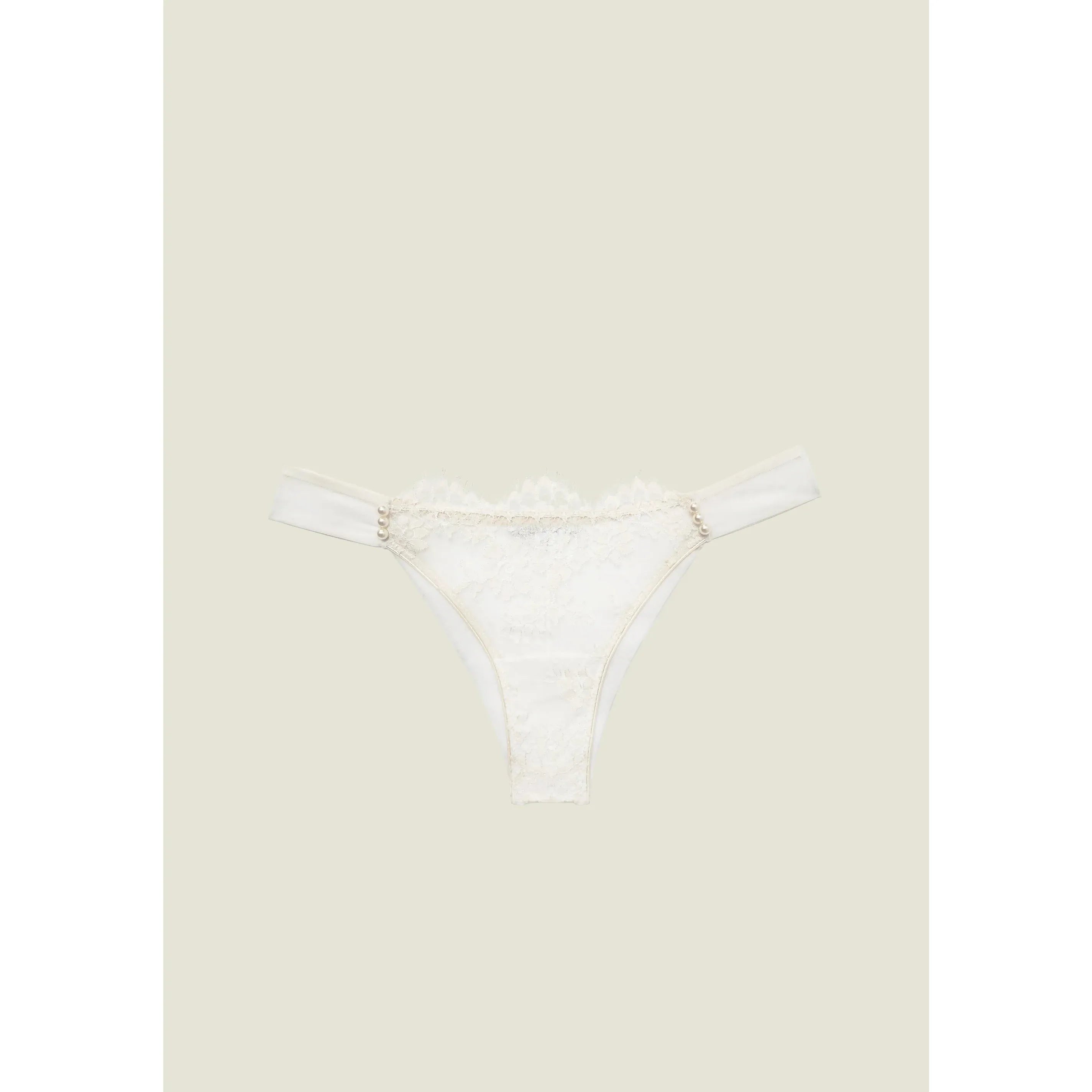  ID Sarrieri Birds of a Feather Thong - Cream、mySite、justintrudeaud