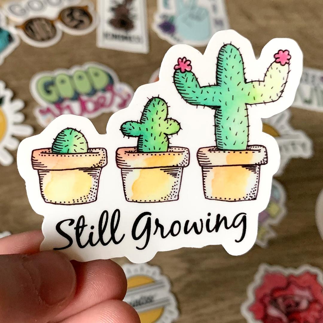  Still Growing Sticker - Cactus、mySite、elrpsem3k