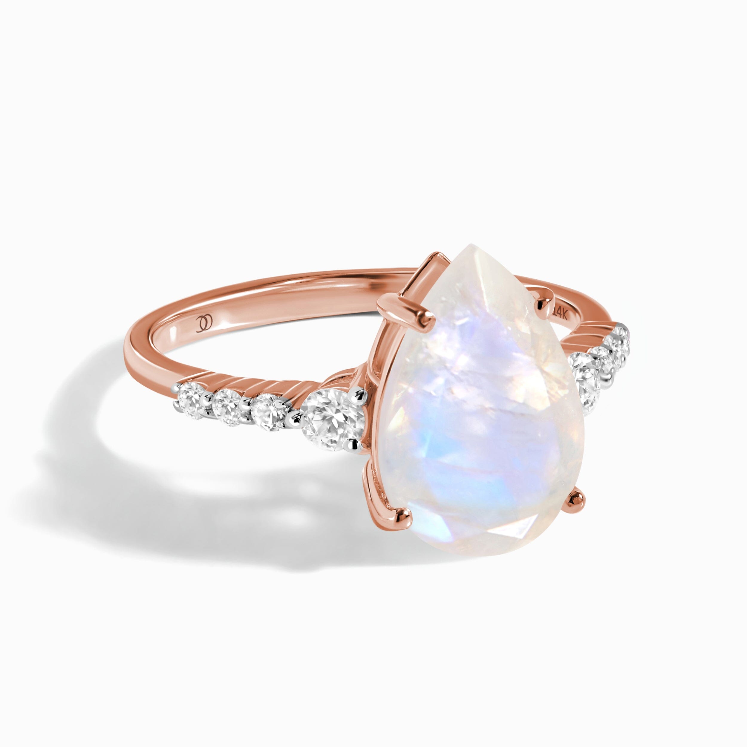 Moonstone Diamond Ring - Queen Of Lustre、mySite、hinf8tx79