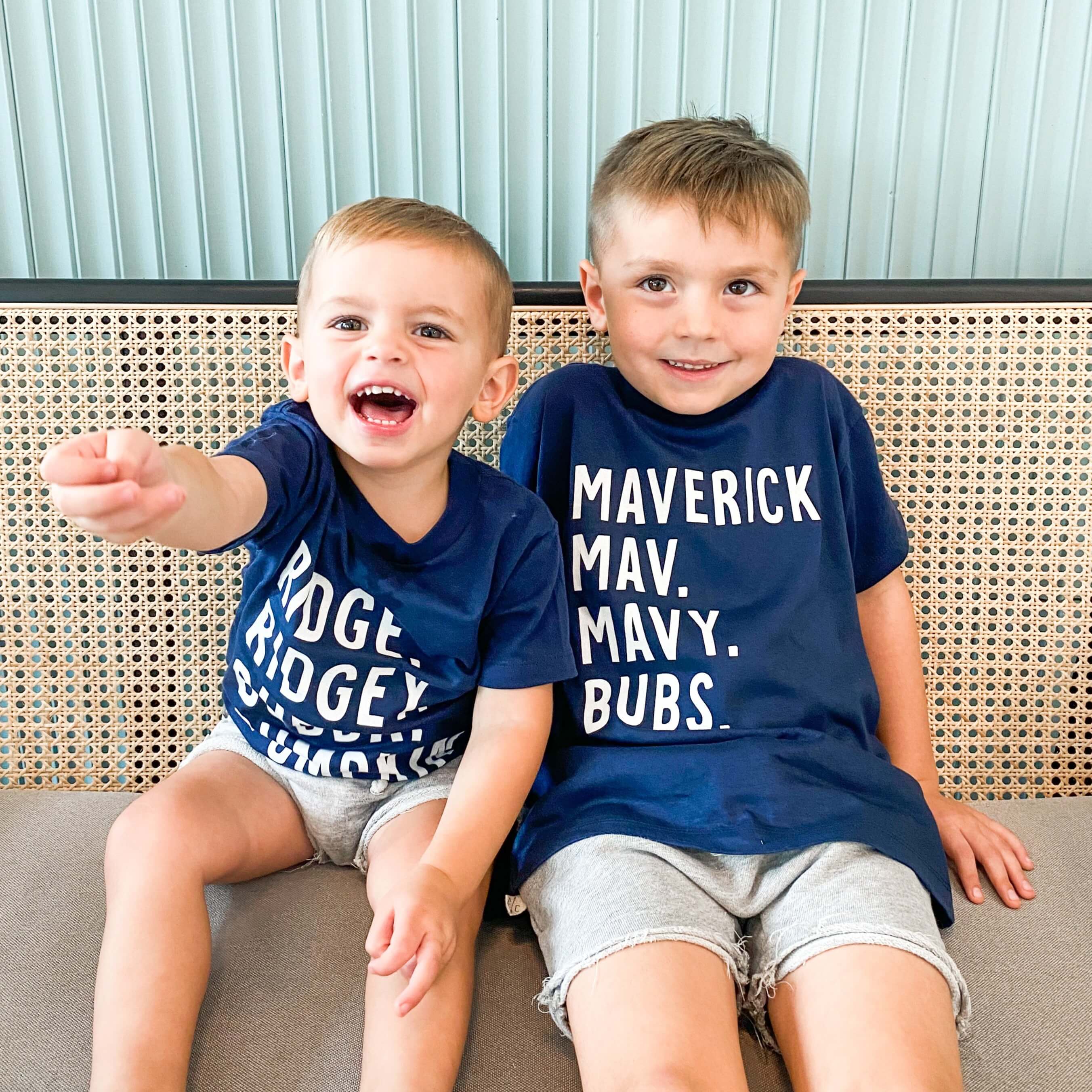  Personalized Nickname Kids Graphic Tee | Navy、mySite、layawaytickets