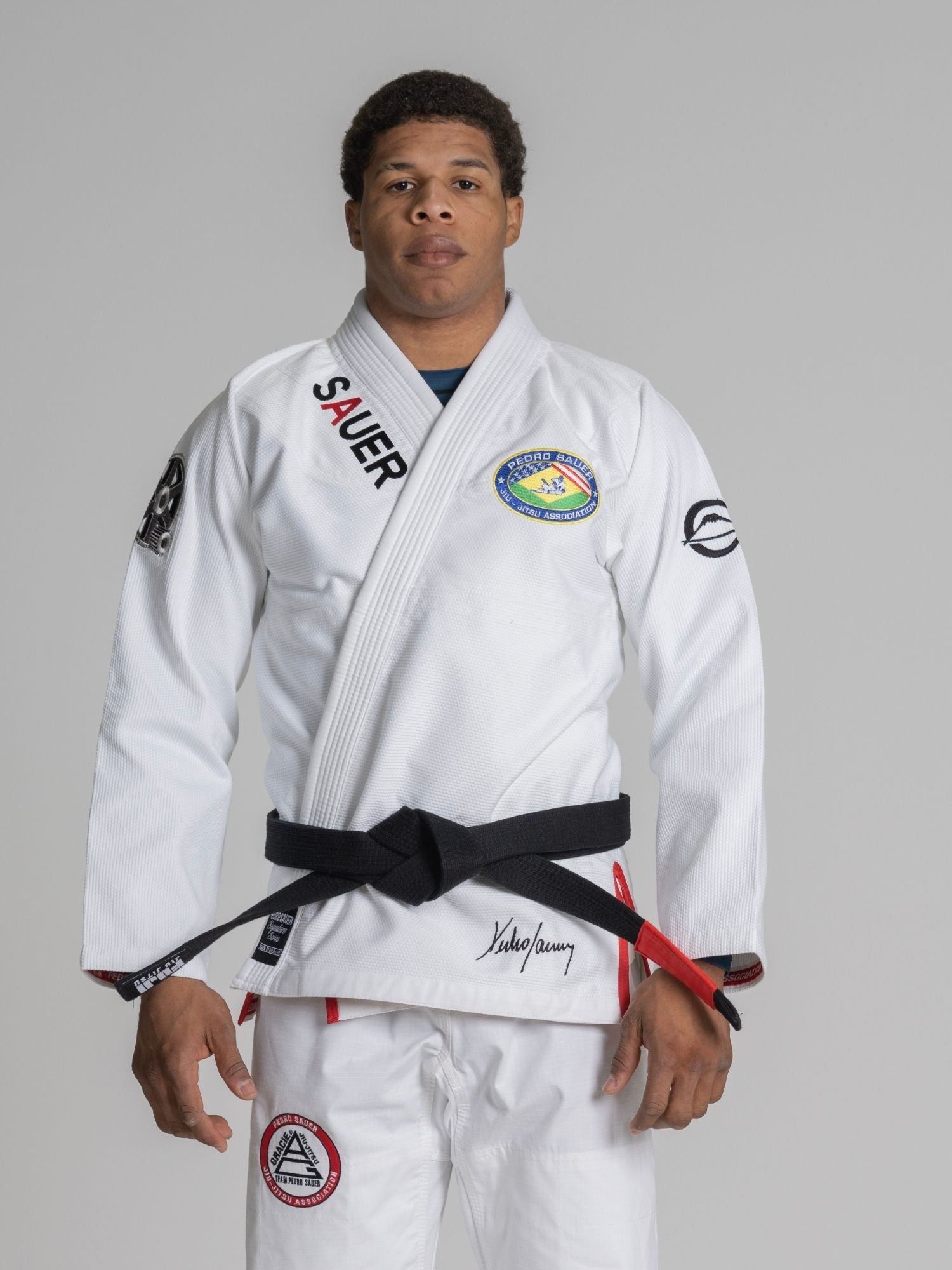 Pedro Sauer BJJ Signature Gi White、mySite、gigharbornorthrealestate