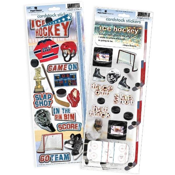  Scrapbook Stickers - Ice Hockey Value Pack、mySite、ghnorth