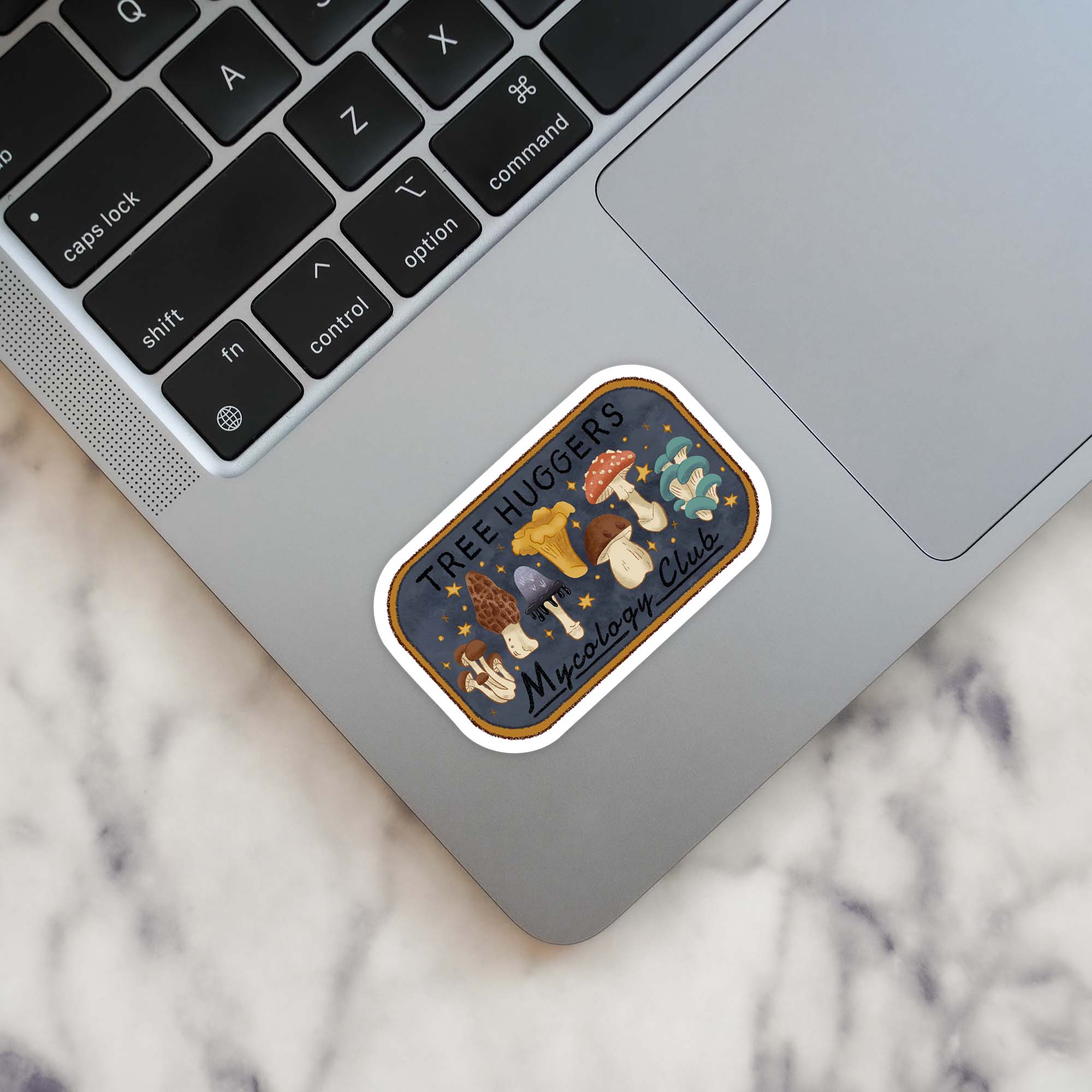  Tree Huggers Mycology Club Sticker、mySite、ghnorth