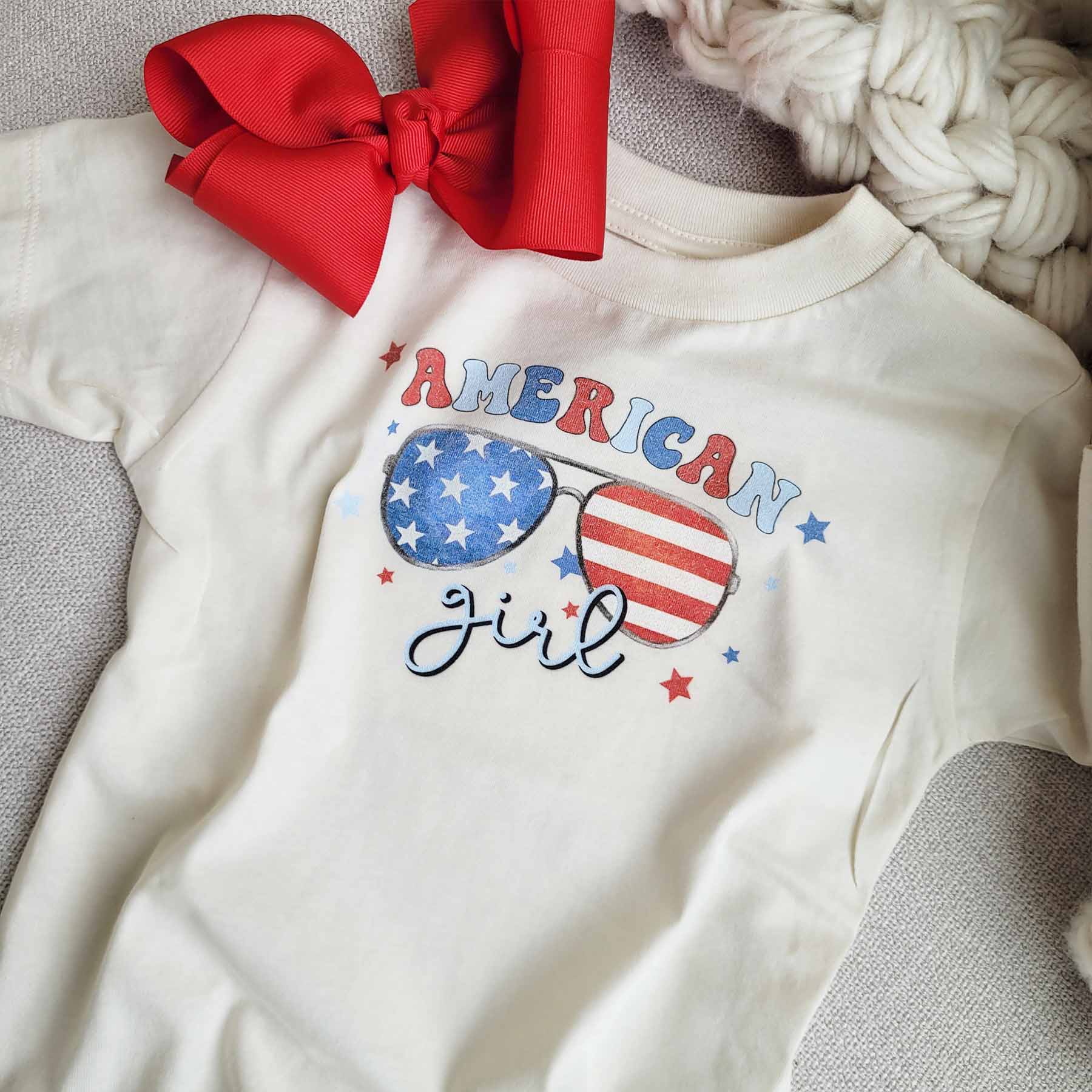  American Girl Kids Graphic Tee | Natural、mySite、layawaytickets