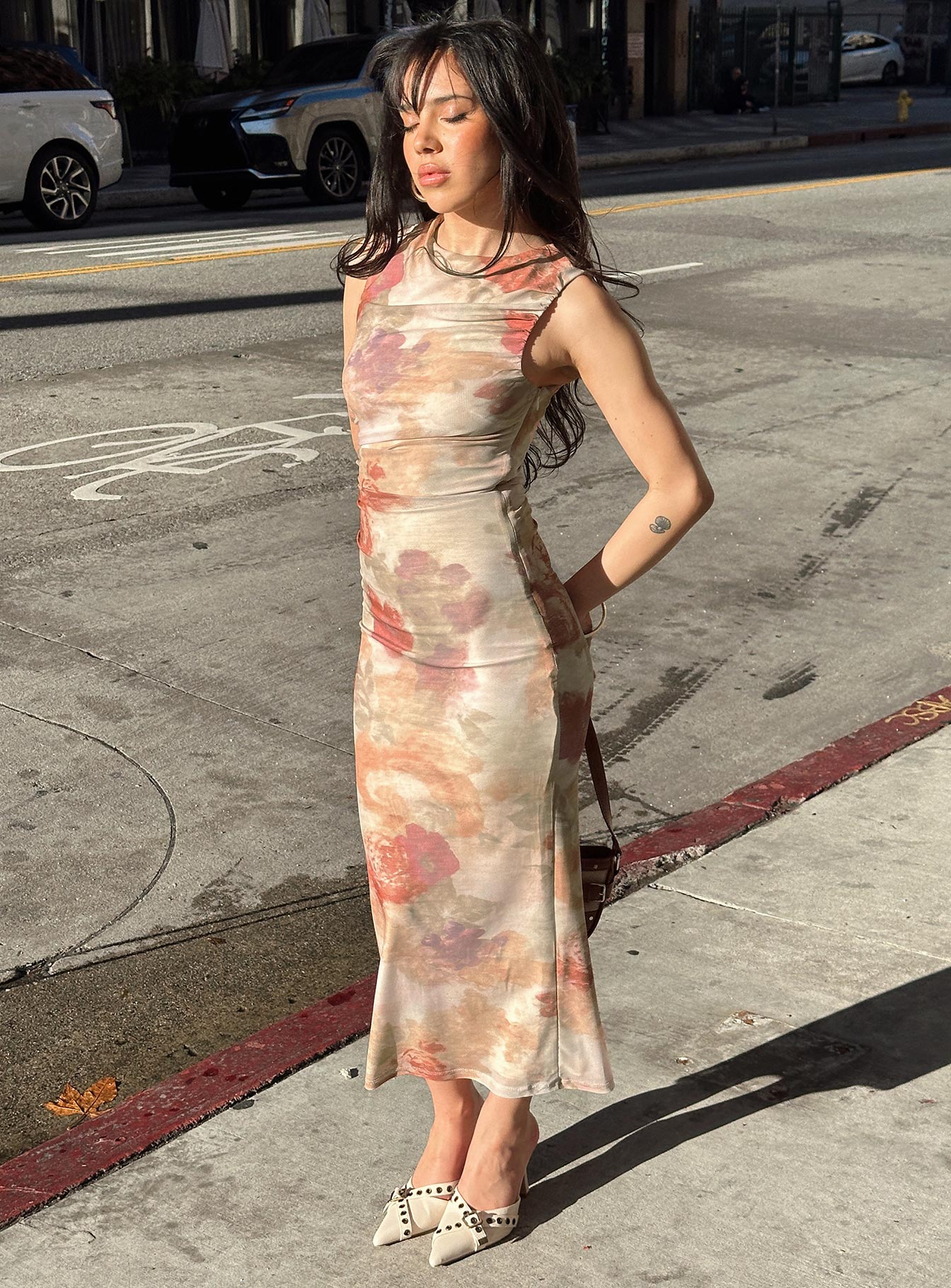 Raminta Maxi Dress Multi、mySite、solidvoid